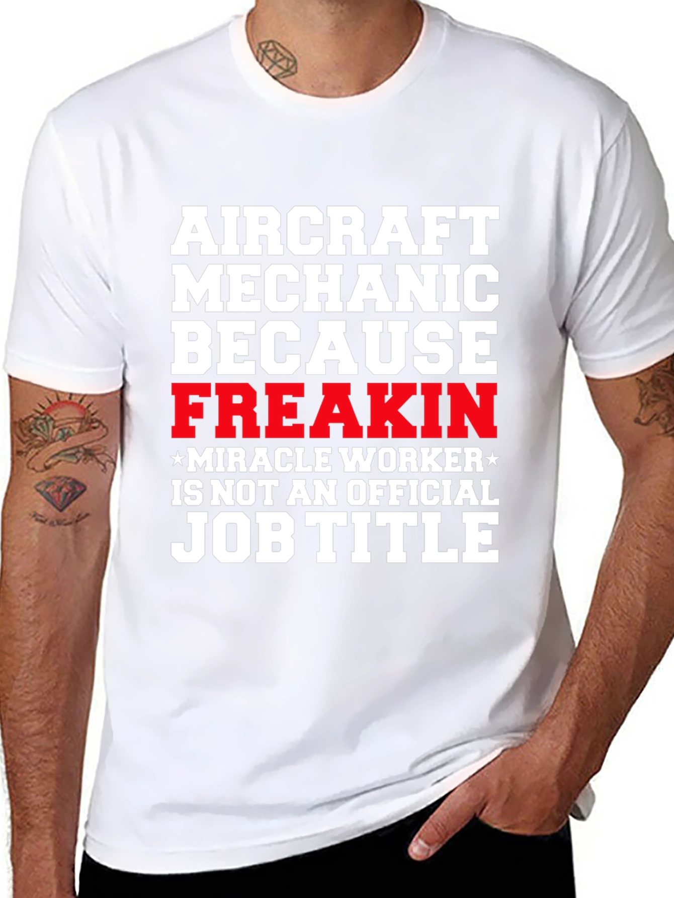 Aircraft Mechanic Funny Job Title T-Shirt