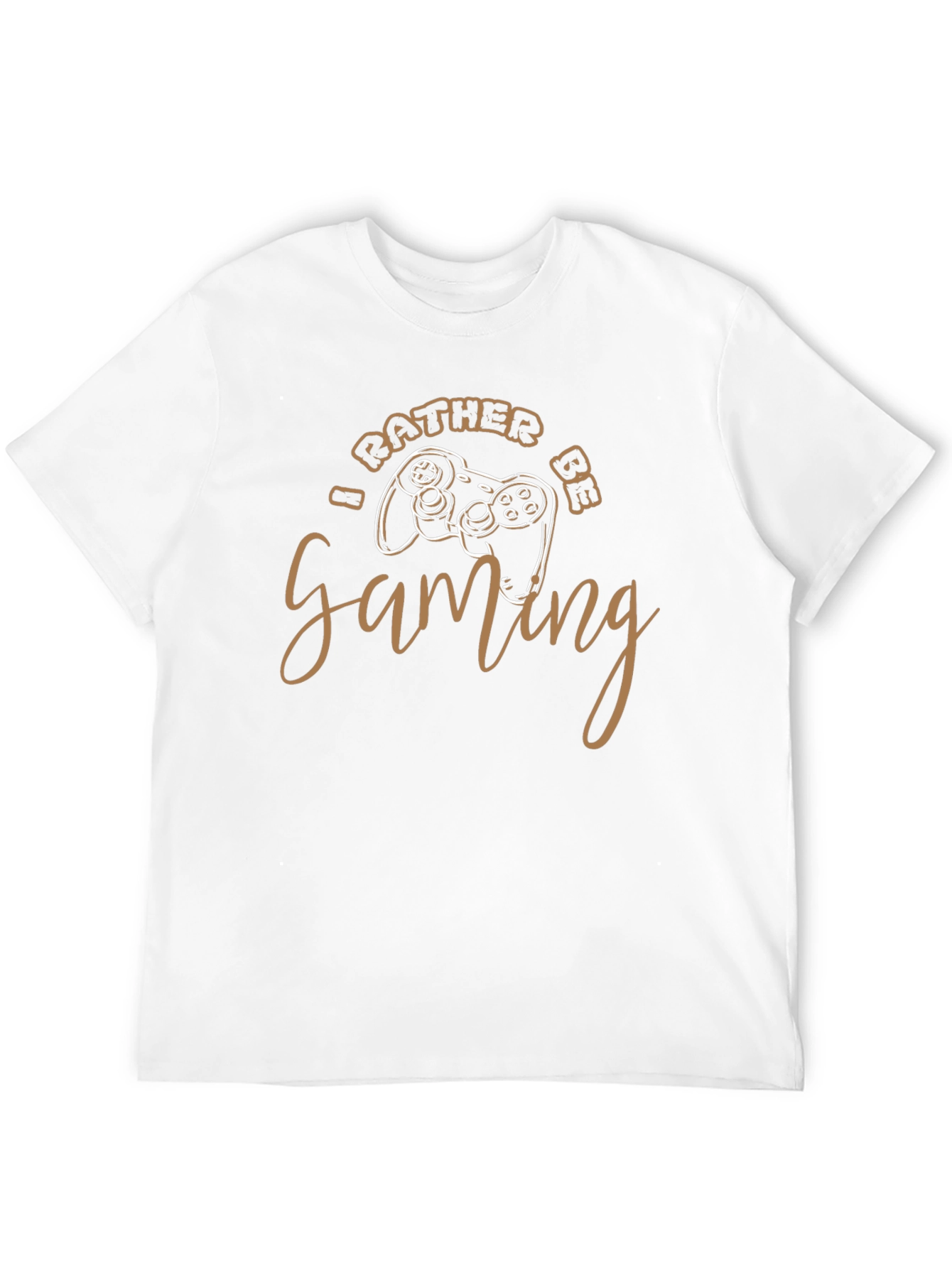 Id Rather Be Gaming Black T-Shirt