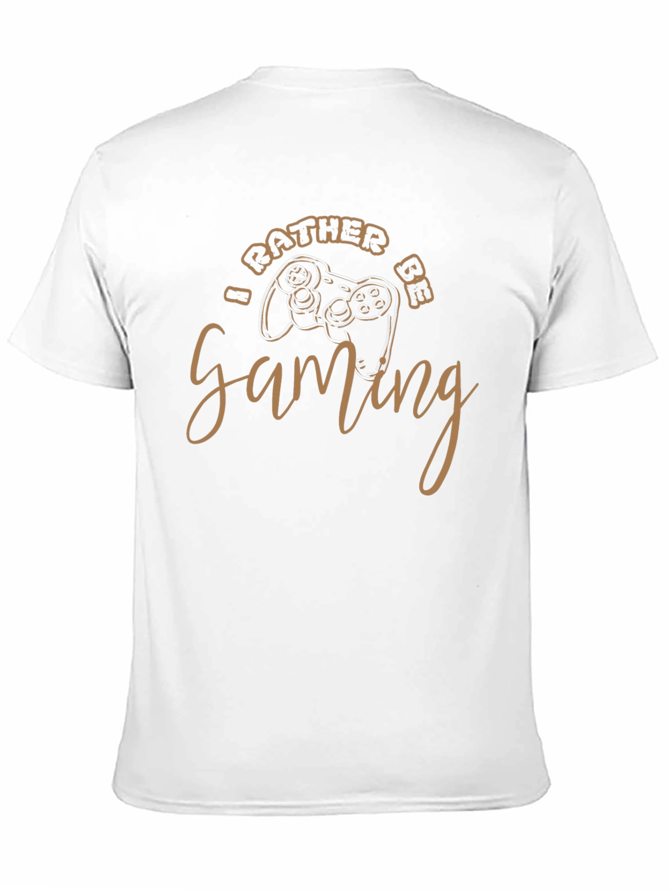 Id Rather Be Gaming Black T-Shirt