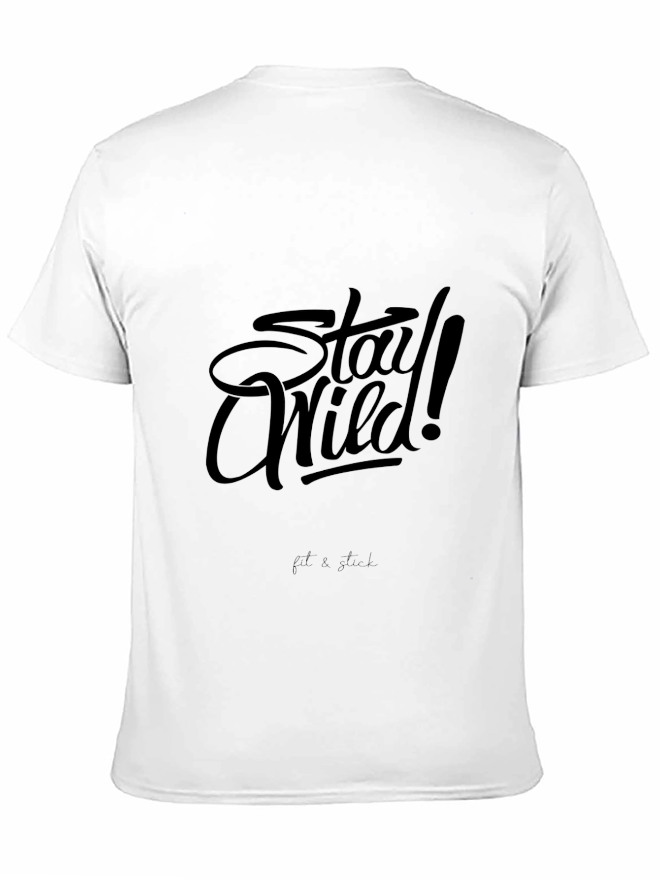 Stay Wild T-Shirt - Black