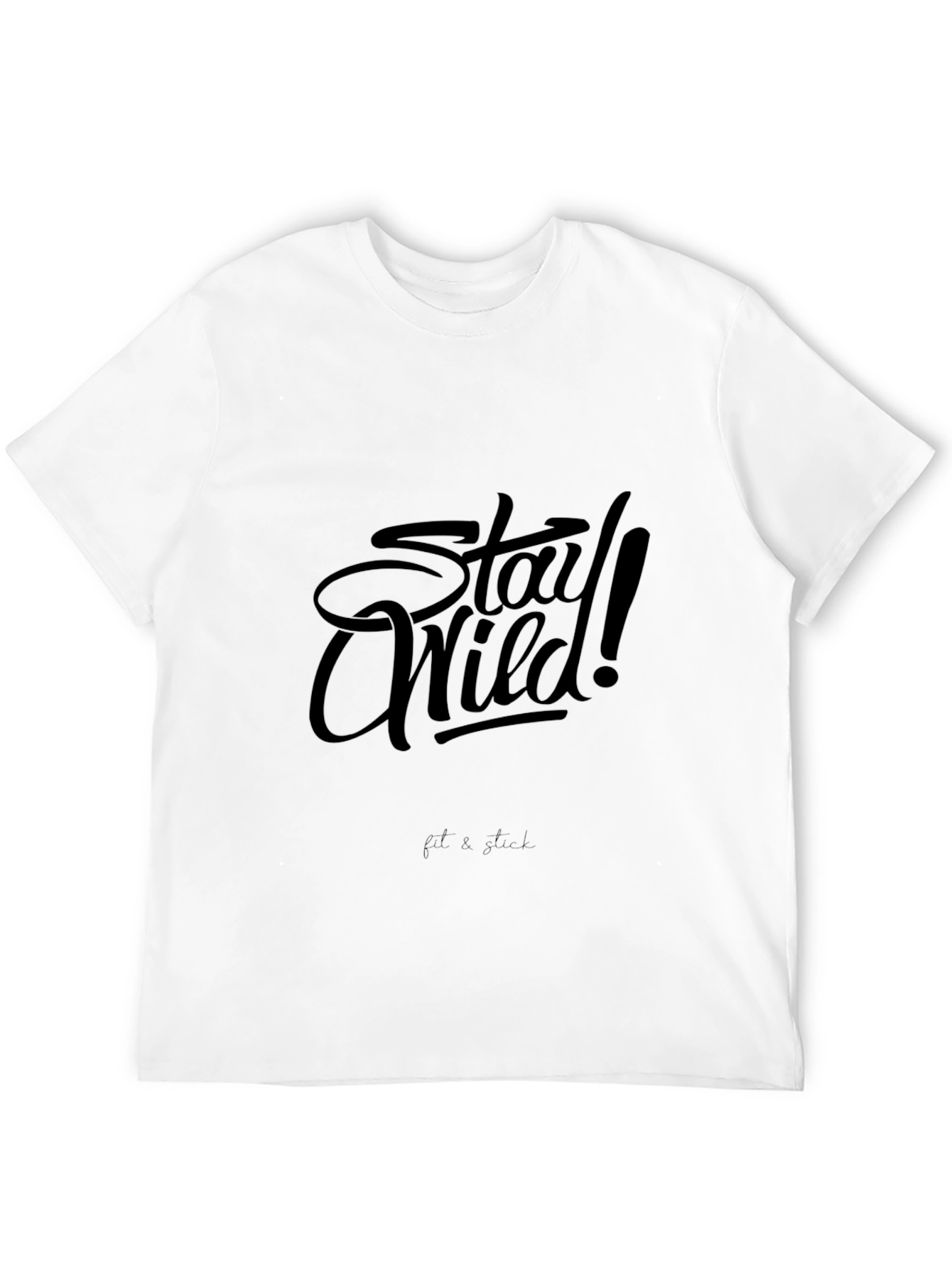 Stay Wild T-Shirt - Black