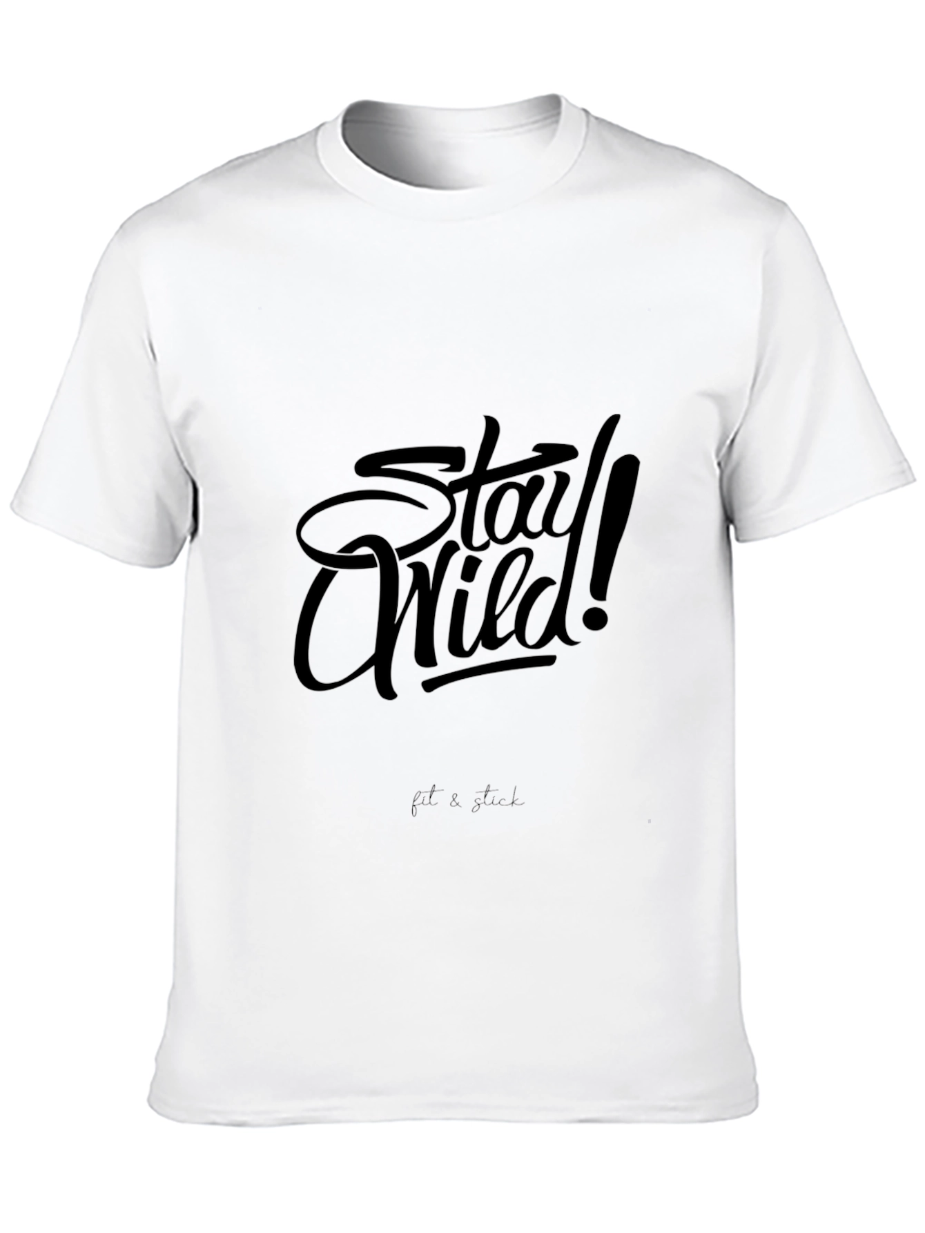 Stay Wild T-Shirt - Black