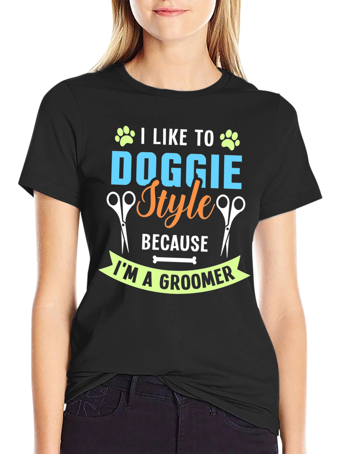 Dog Groomer T-Shirt - Doggie Style Humor