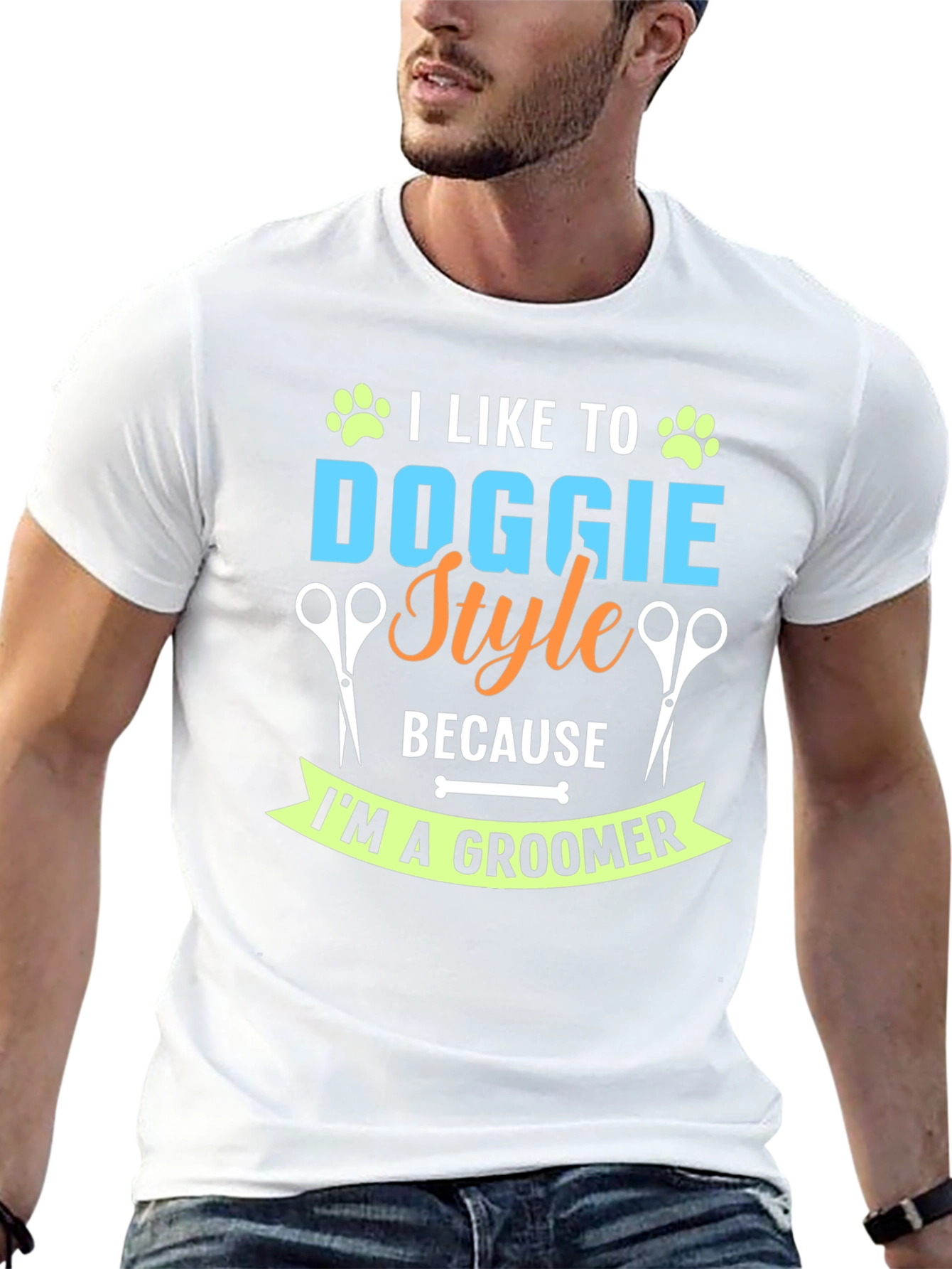Dog Groomer T-Shirt - Doggie Style Humor