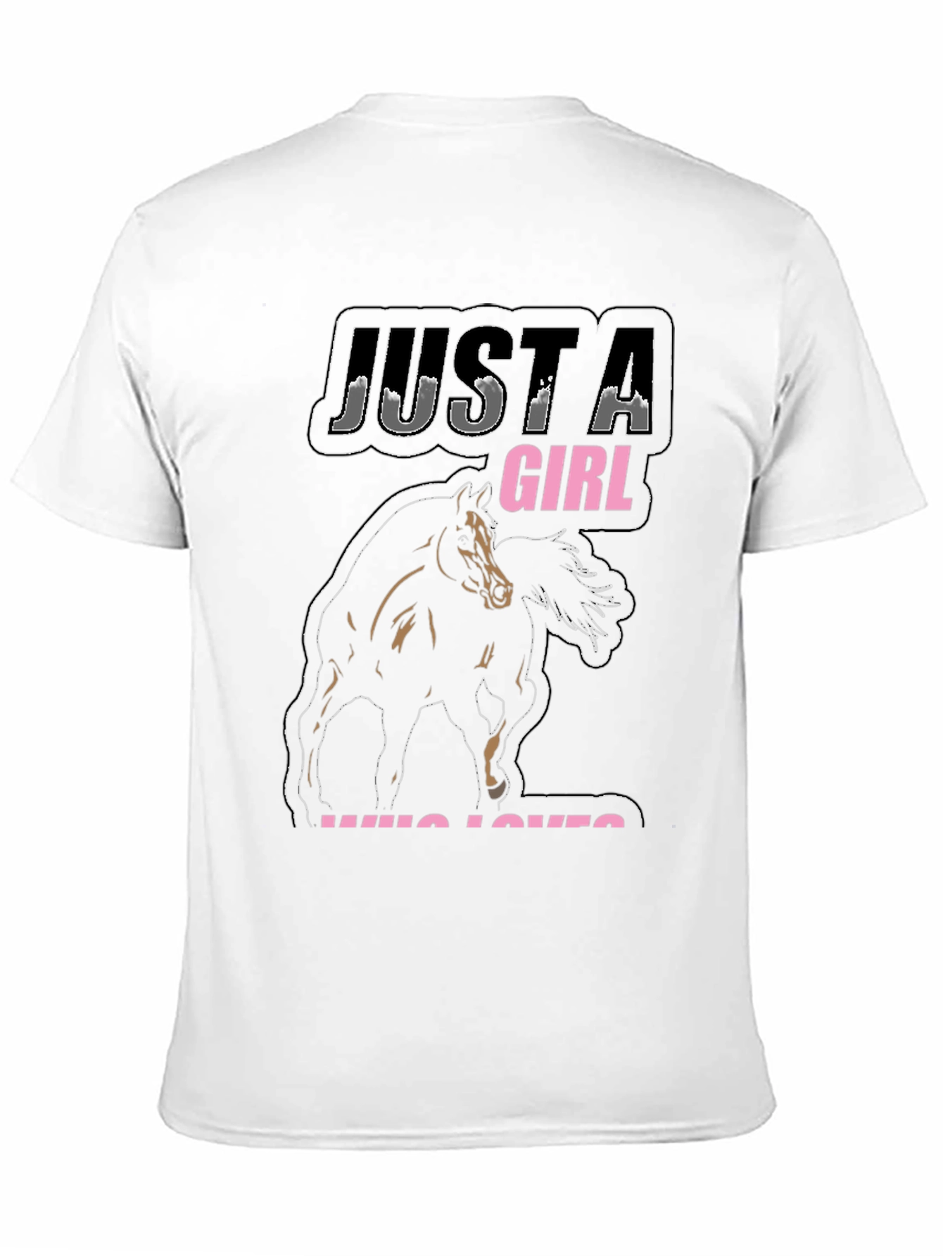Just A Girl Who Loves Horses Graphic Tee