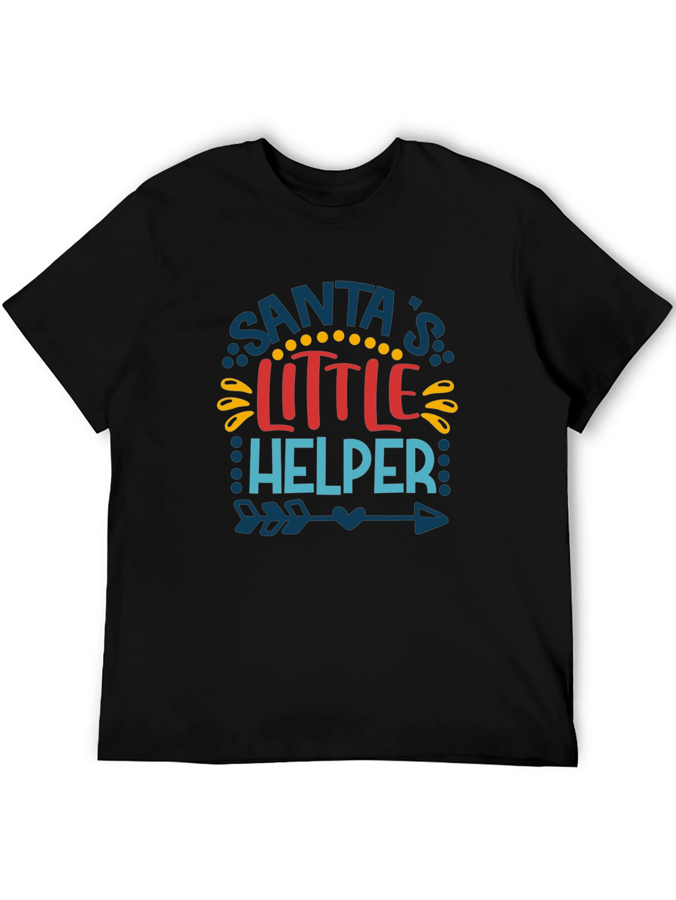 Santas Little Helper Graphic Tee