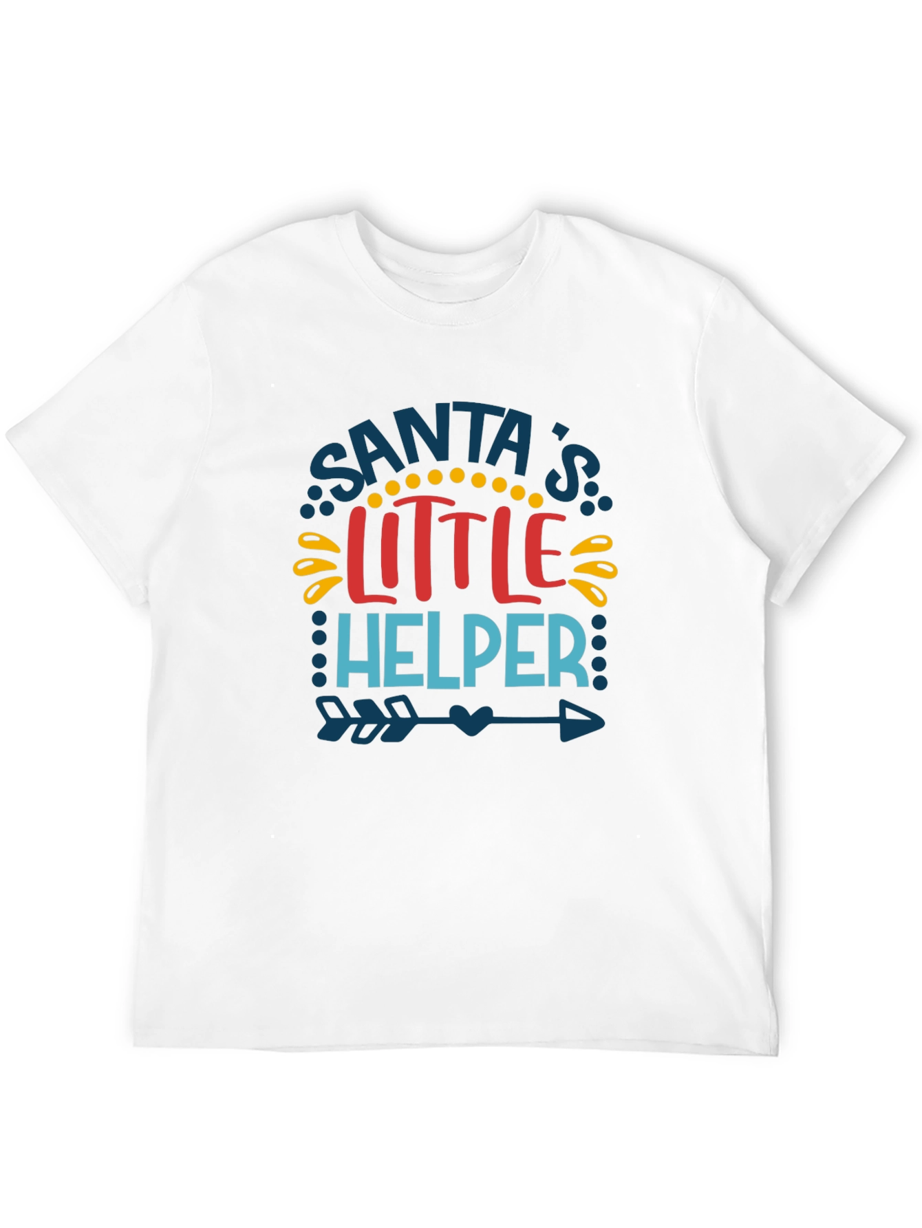 Santas Little Helper Graphic Tee