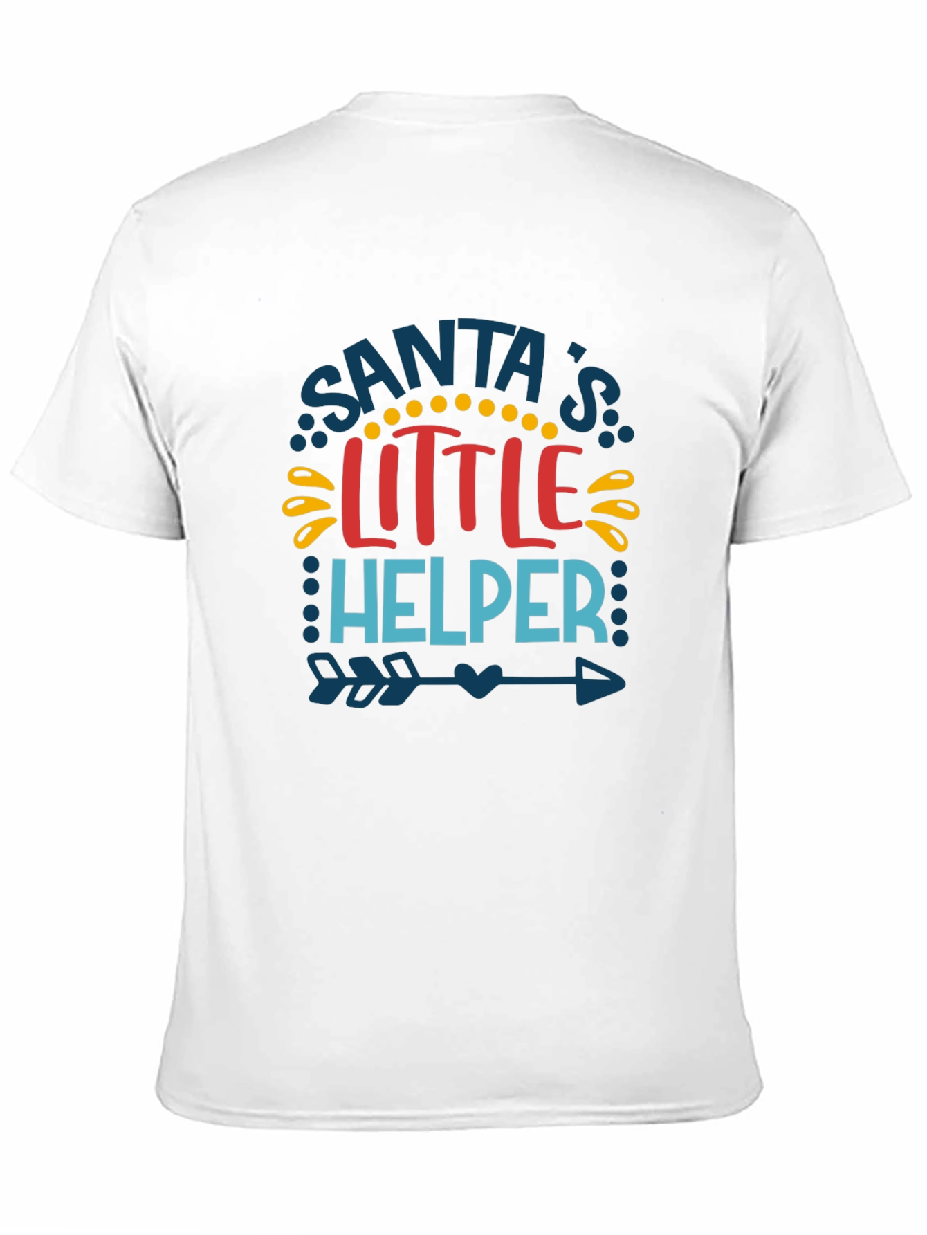 Santas Little Helper Graphic Tee