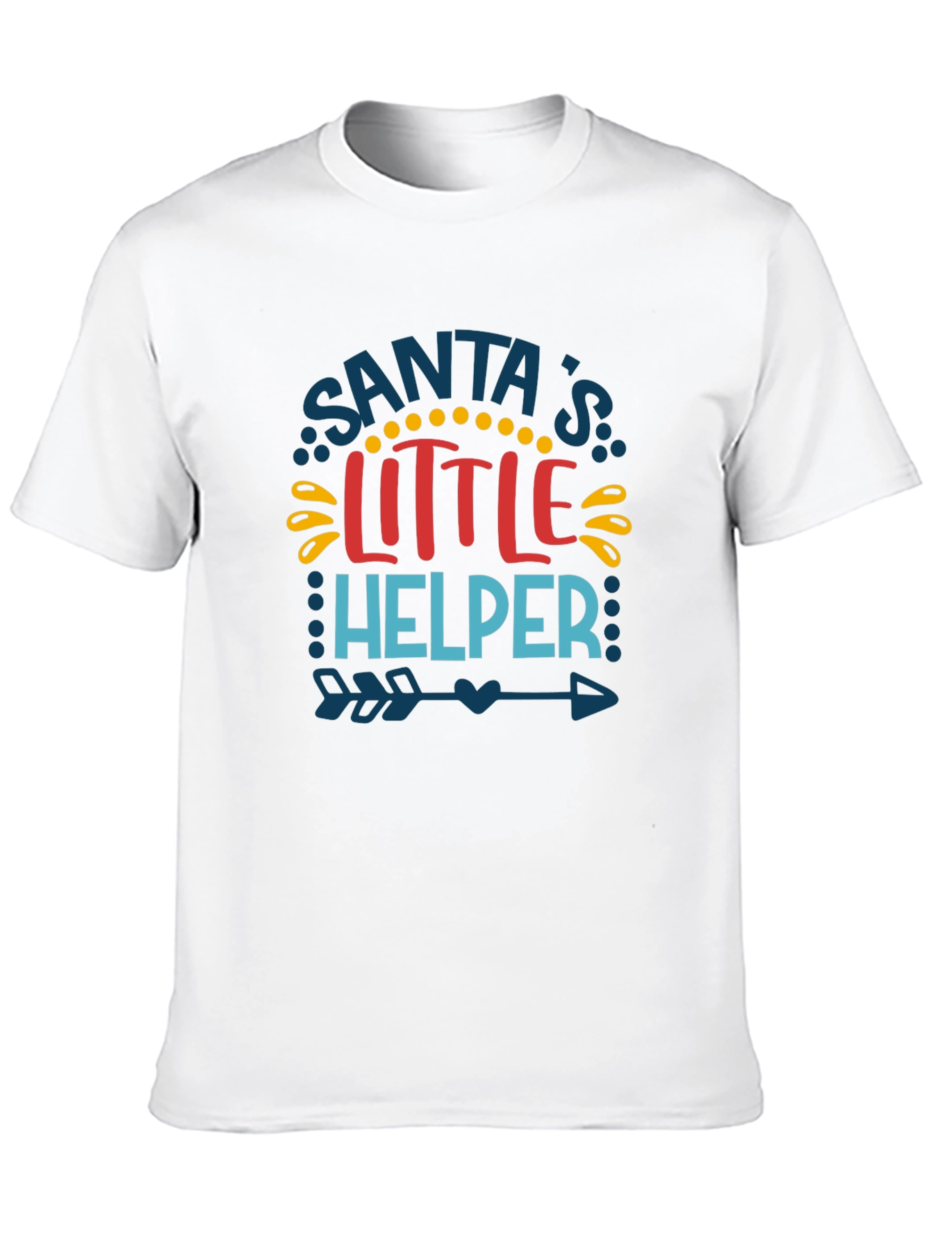 Santas Little Helper Graphic Tee