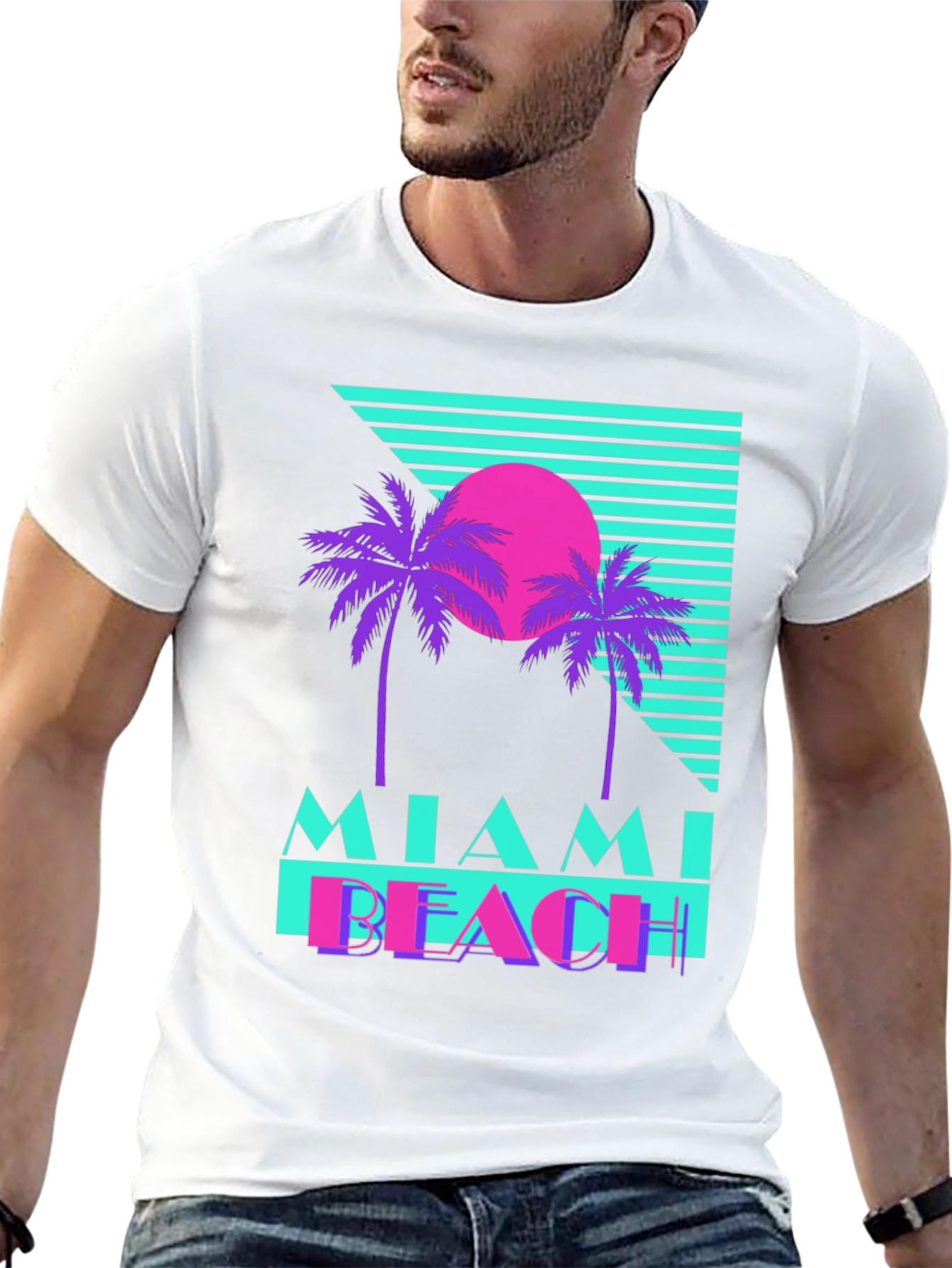 Miami Beach Retro T-Shirt