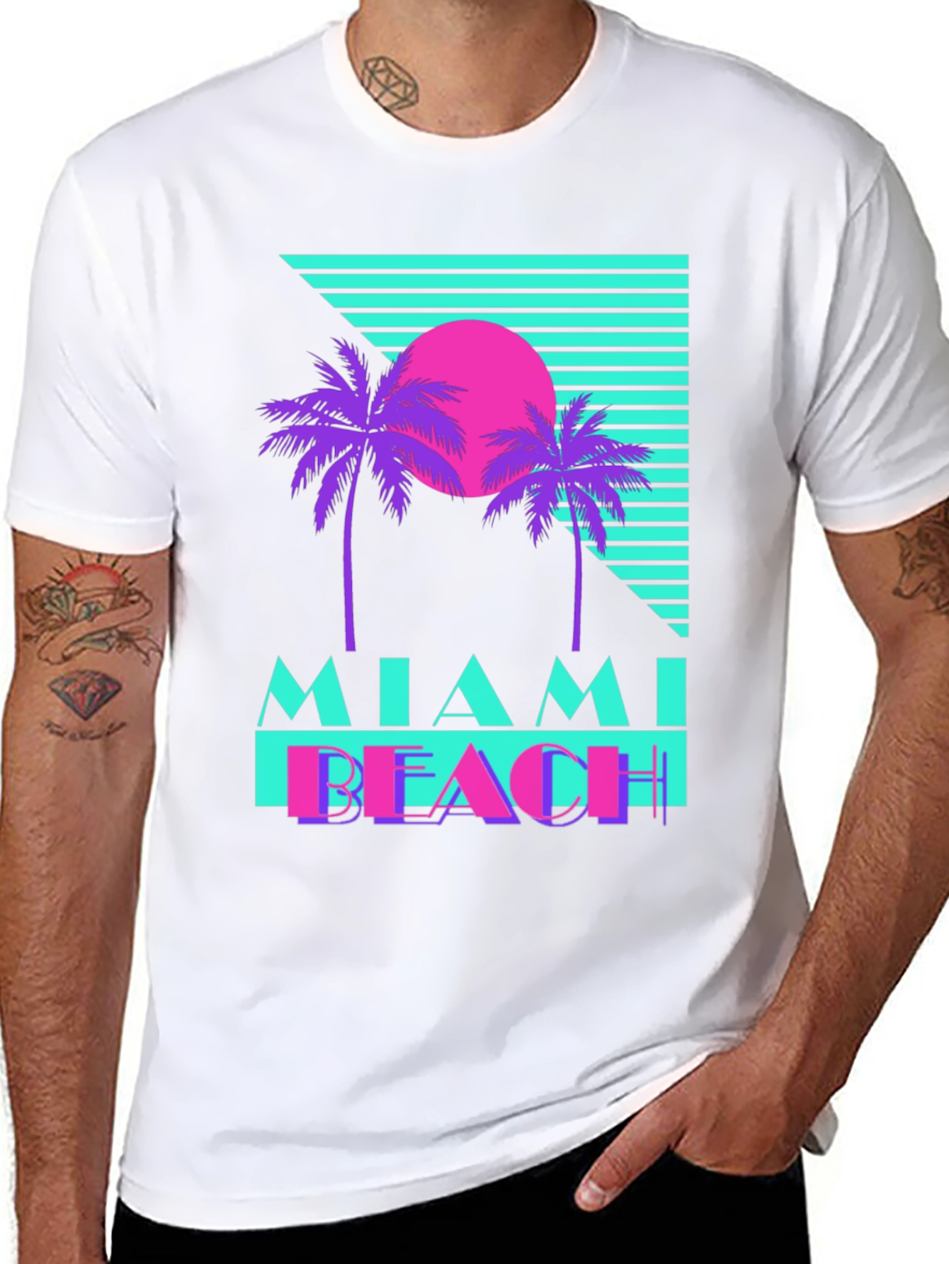 Miami Beach Retro T-Shirt