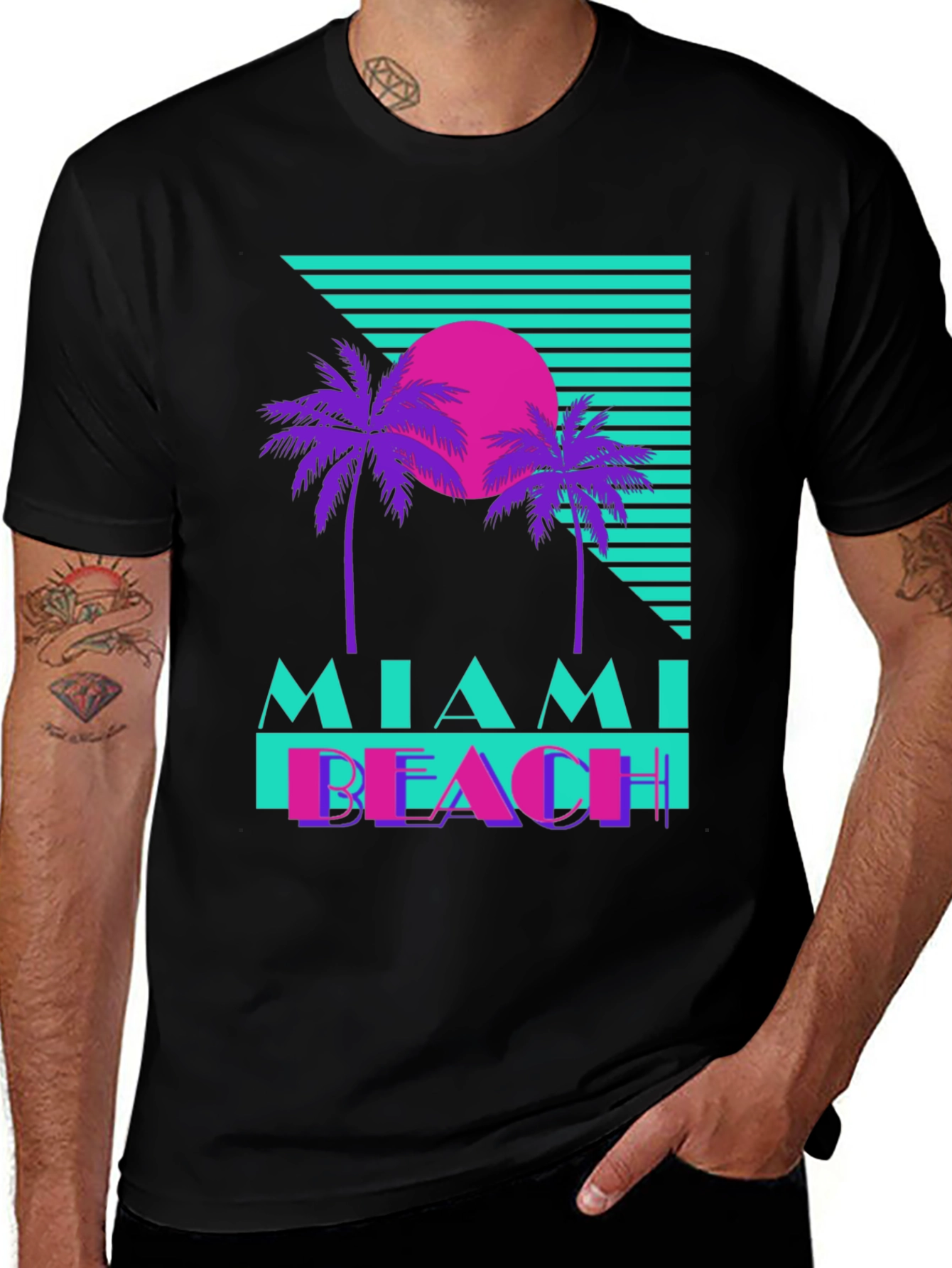 Miami Beach Retro T-Shirt