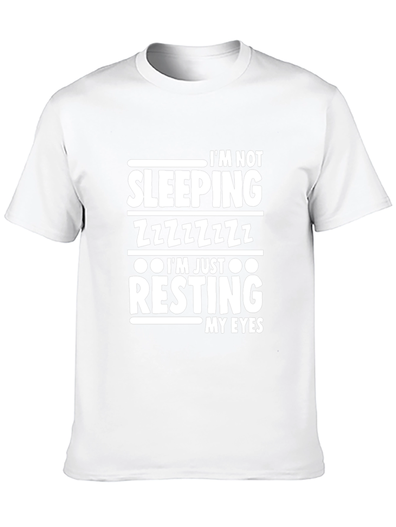 Im Not Sleeping Resting My Eyes Black T-Shirt