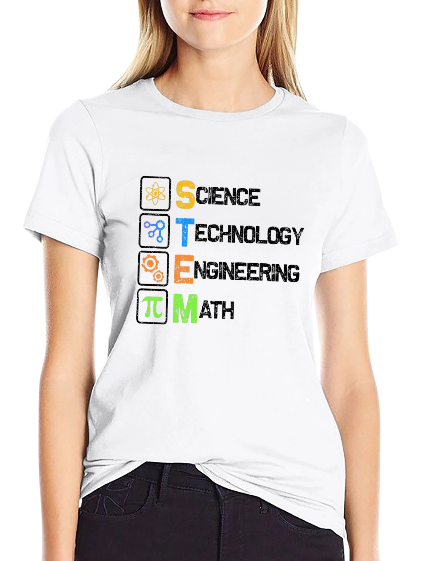 STEM Science Tech Engineering Math T-Shirt