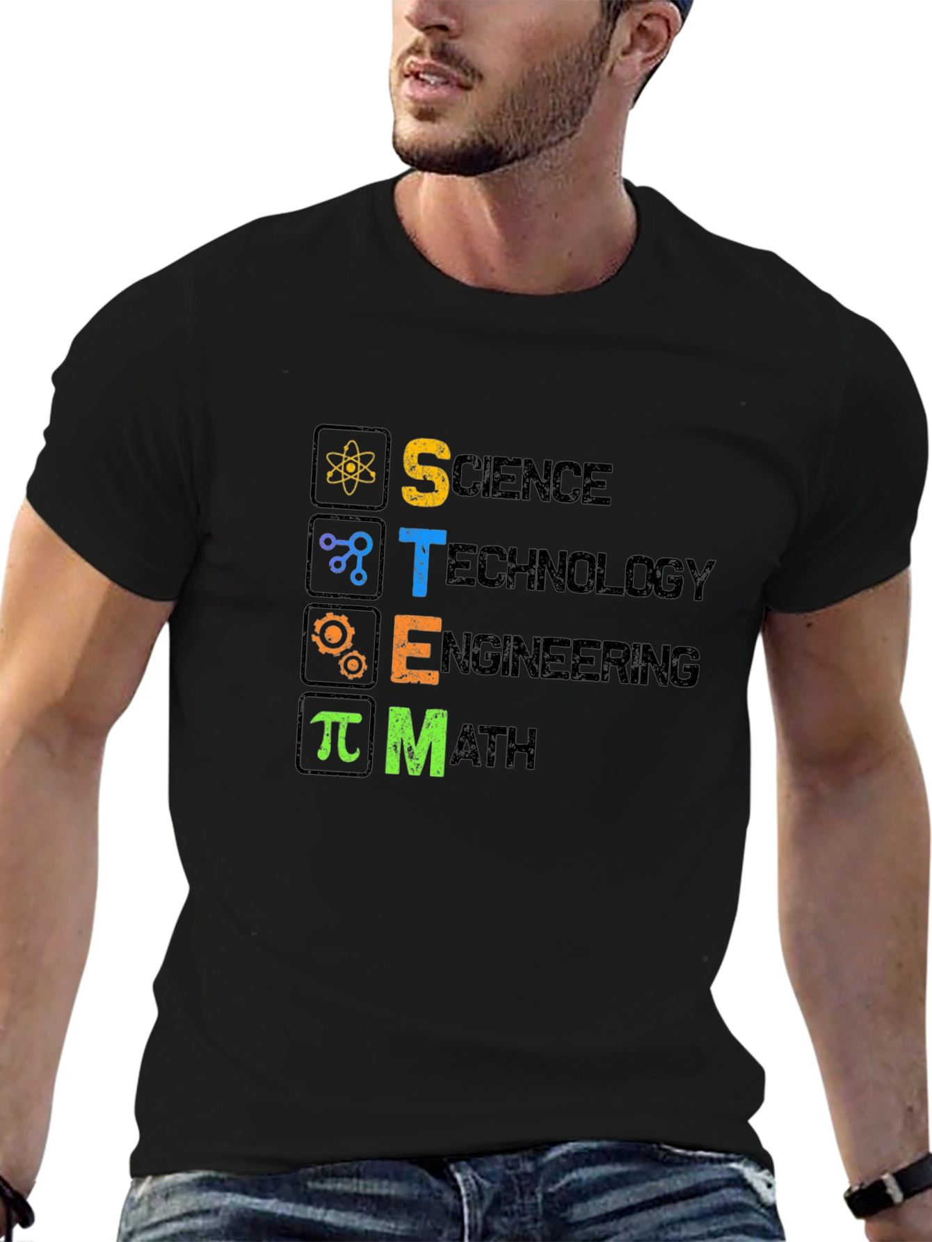STEM Science Tech Engineering Math T-Shirt