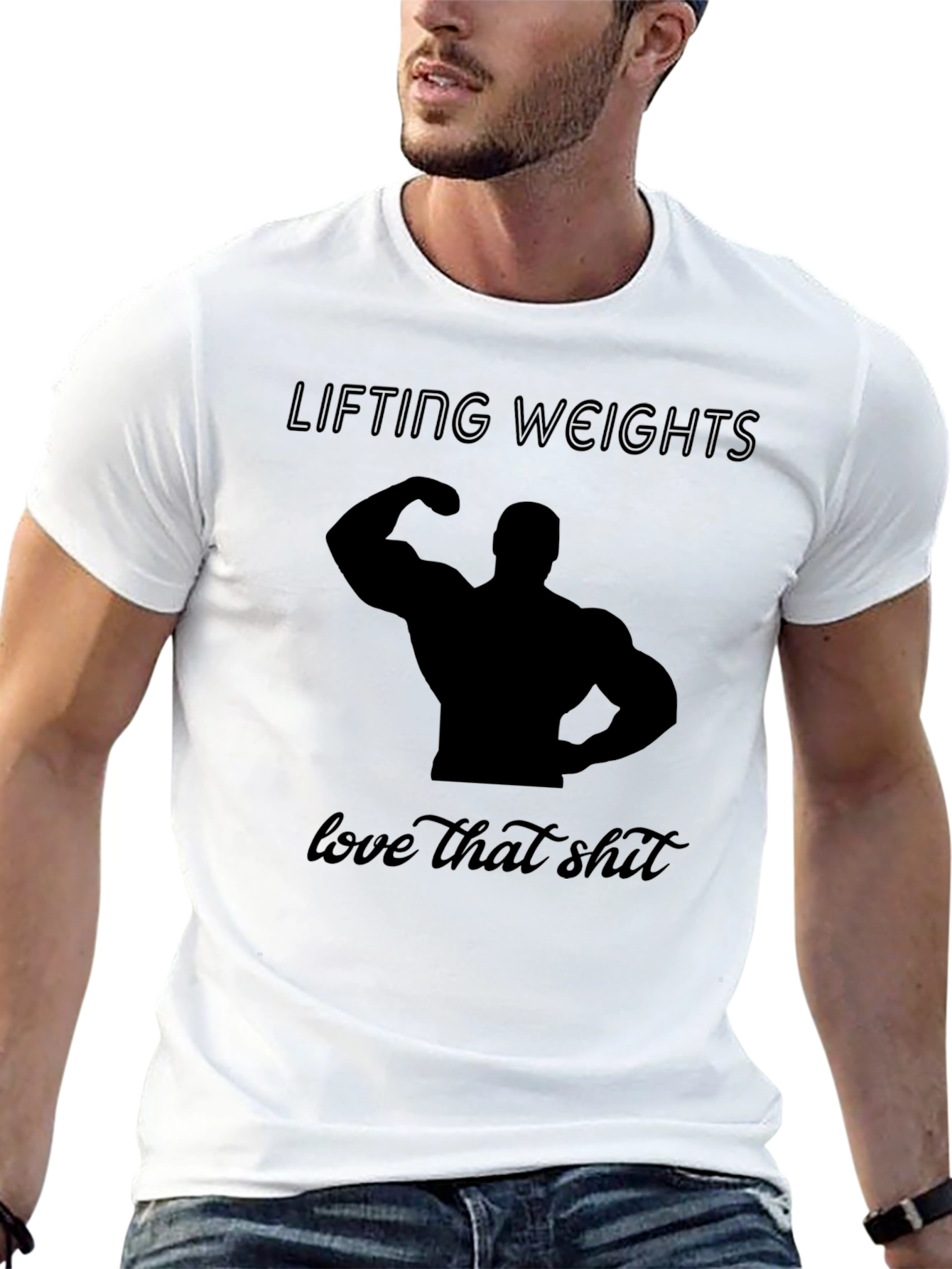 Lifting Weights T-Shirt - Gym Motivation Tee
