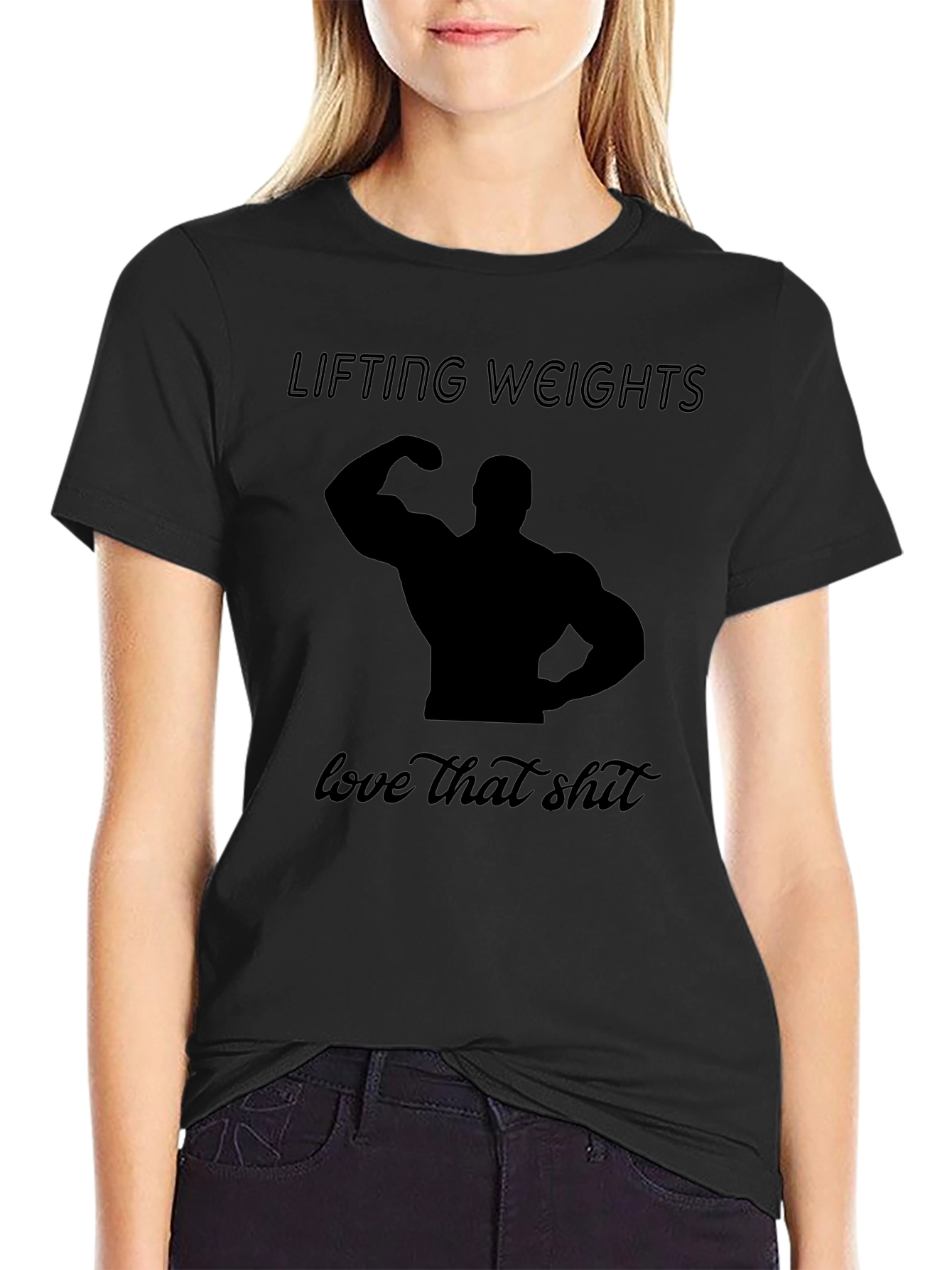 Lifting Weights T-Shirt - Gym Motivation Tee