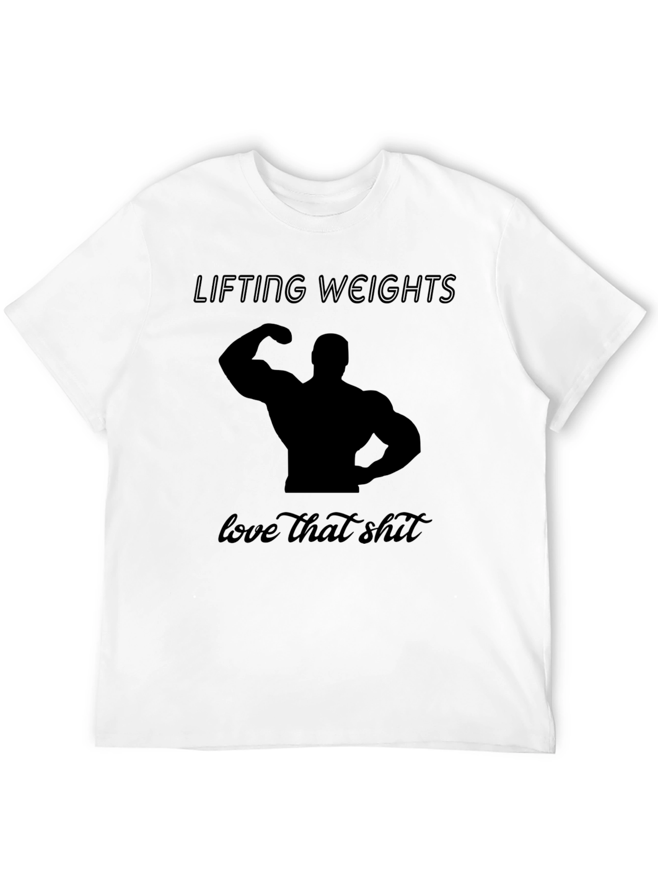 Lifting Weights T-Shirt - Gym Motivation Tee