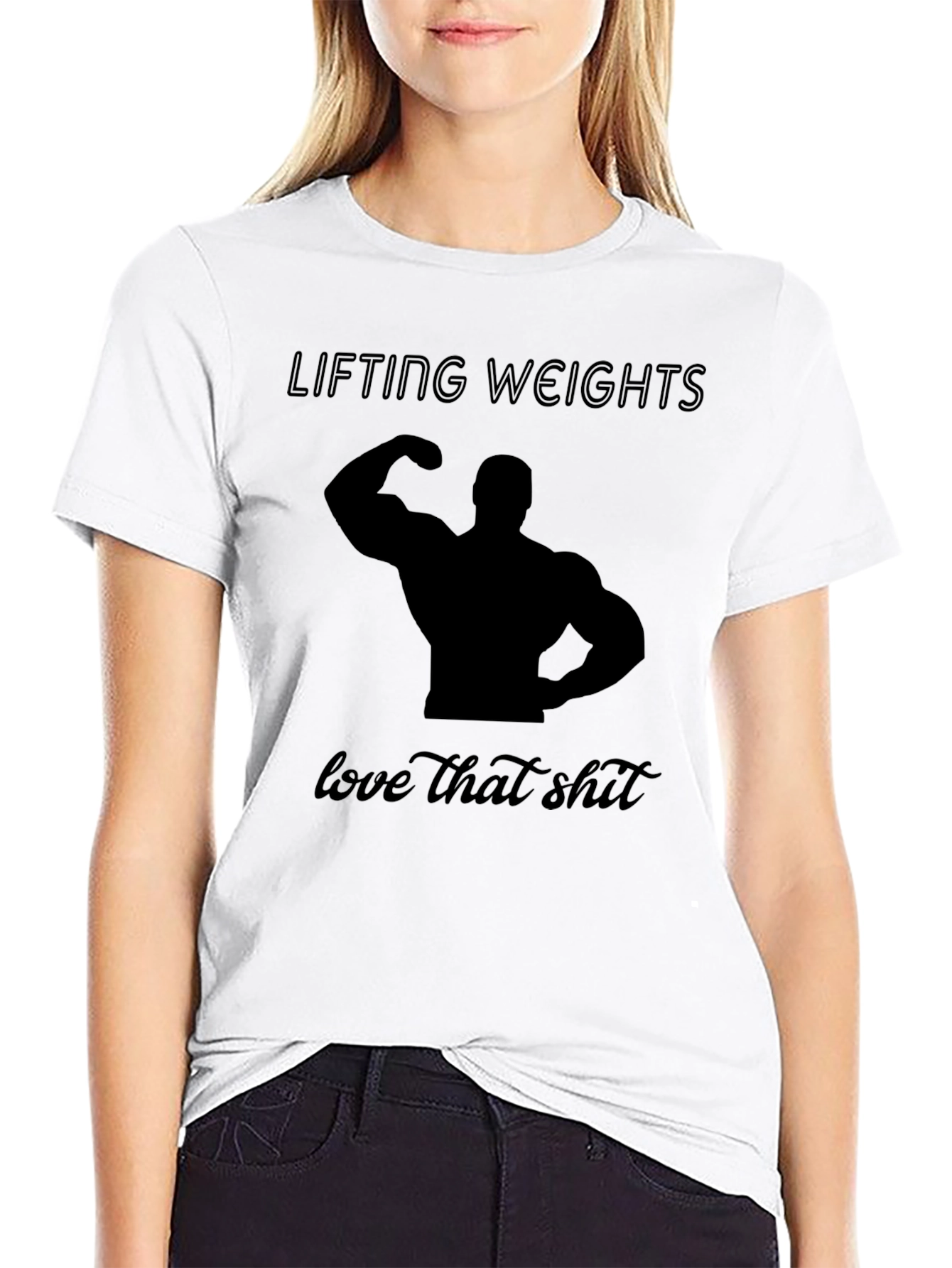 Lifting Weights T-Shirt - Gym Motivation Tee