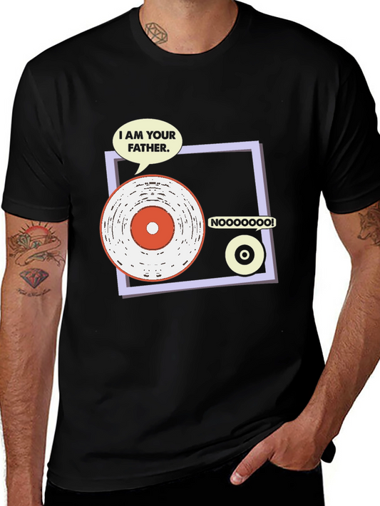 I Am Your Father Vinyl Record Graphic Tee