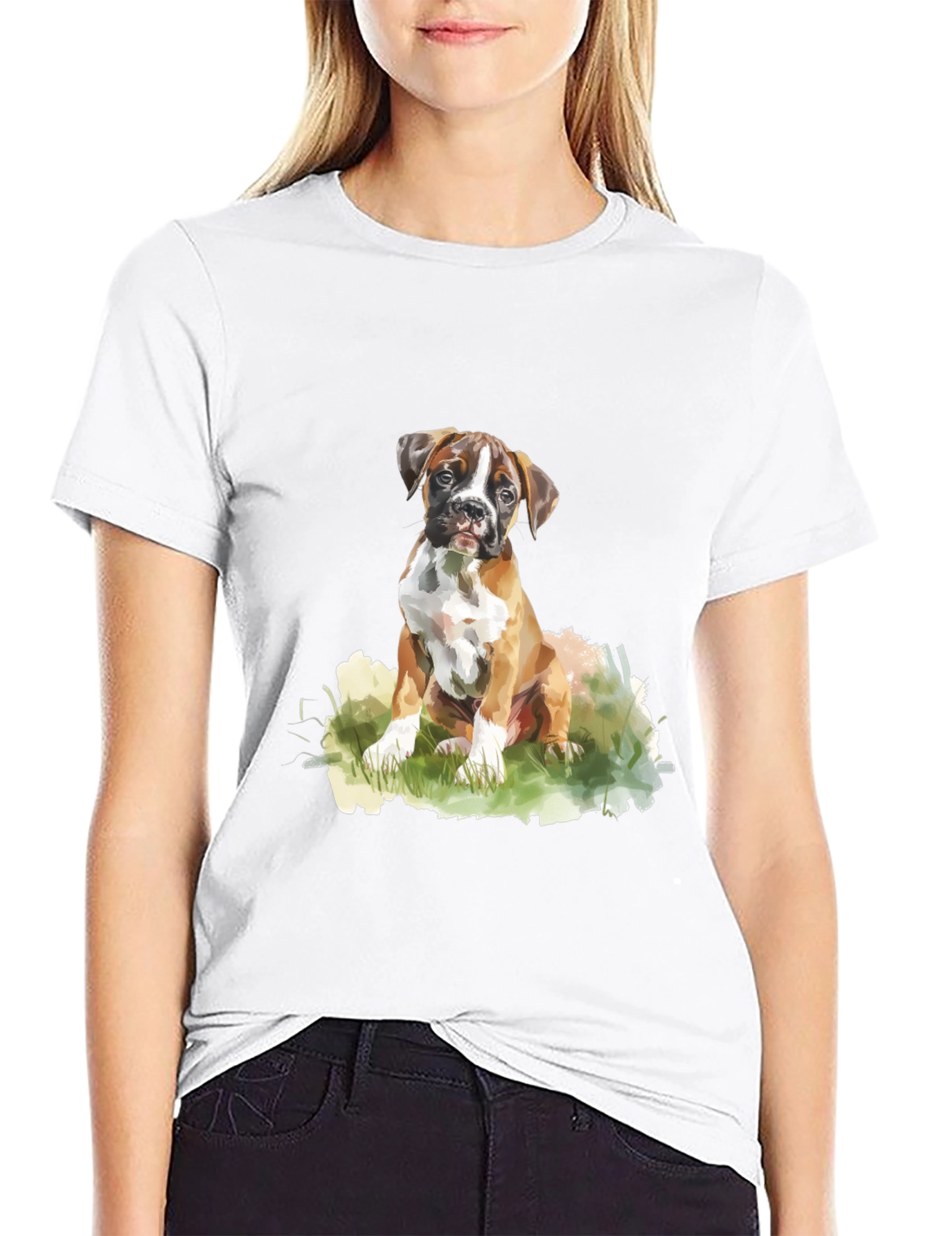 Boxer Puppy T-Shirt: Cute Dog Lover Tee