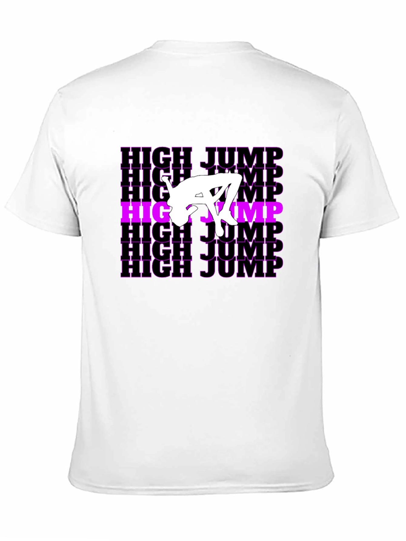 High Jump Graphic T-Shirt - Black Cotton Tee