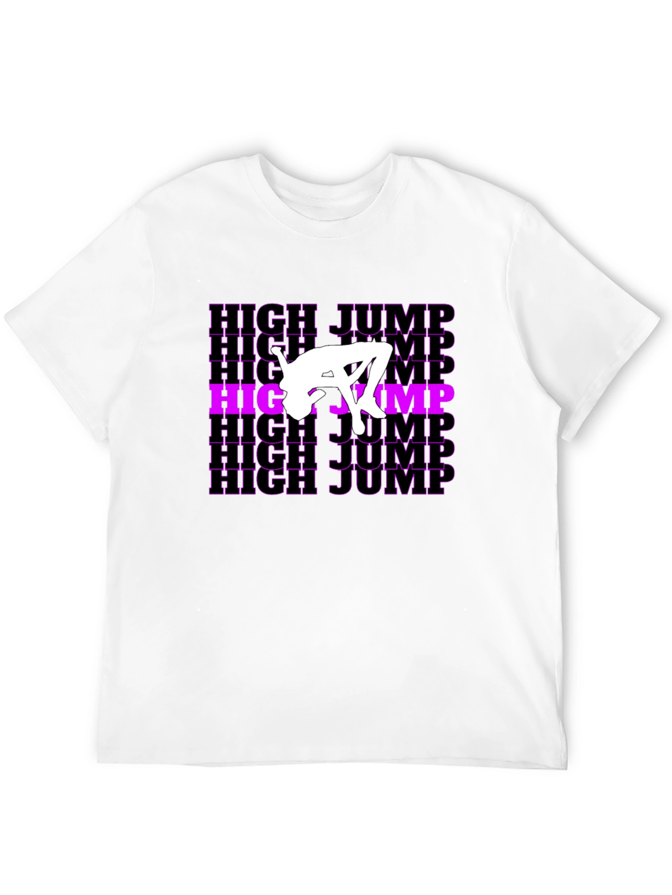 High Jump Graphic T-Shirt - Black Cotton Tee