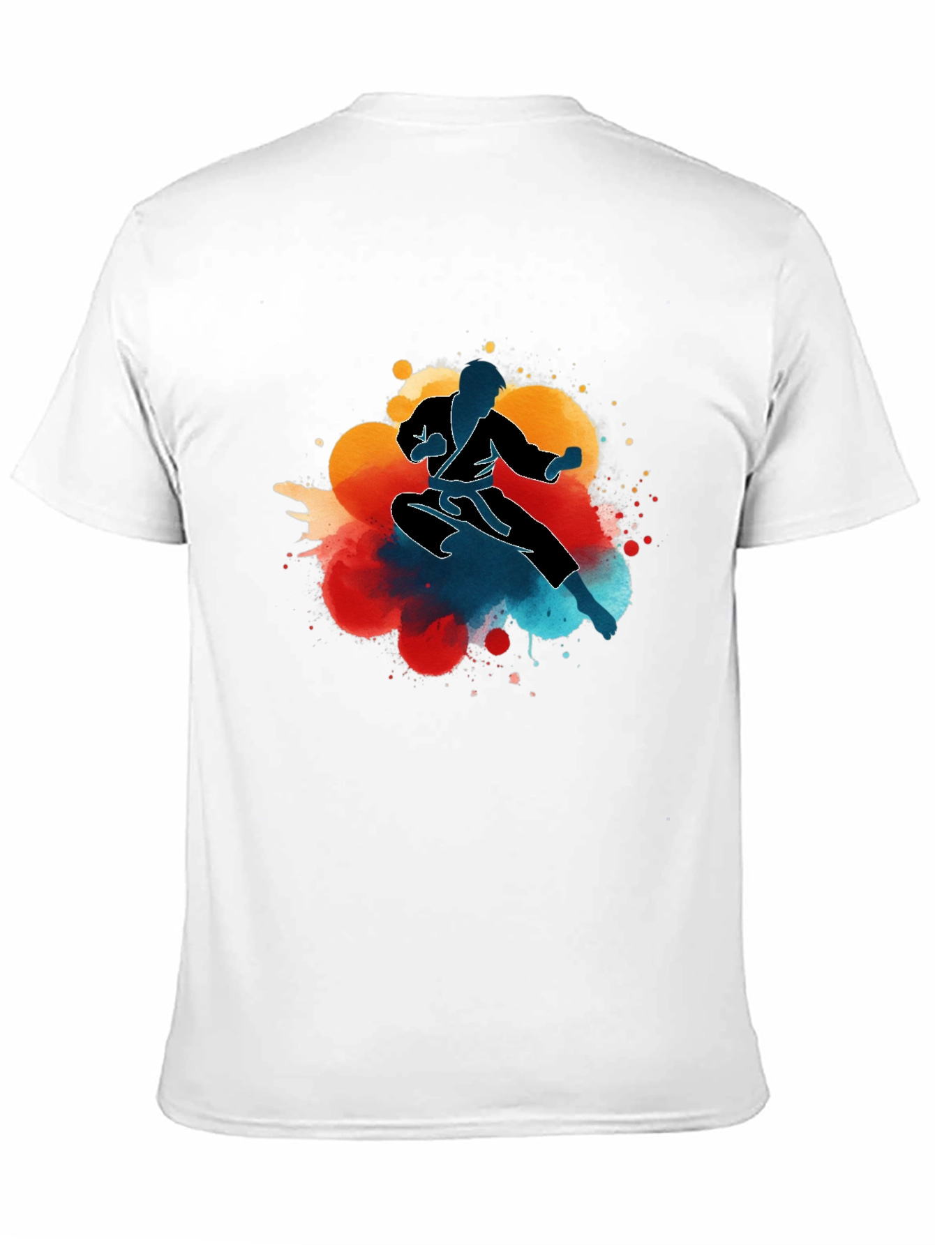 Karate Kick T-Shirt - Mens Black Graphic Tee