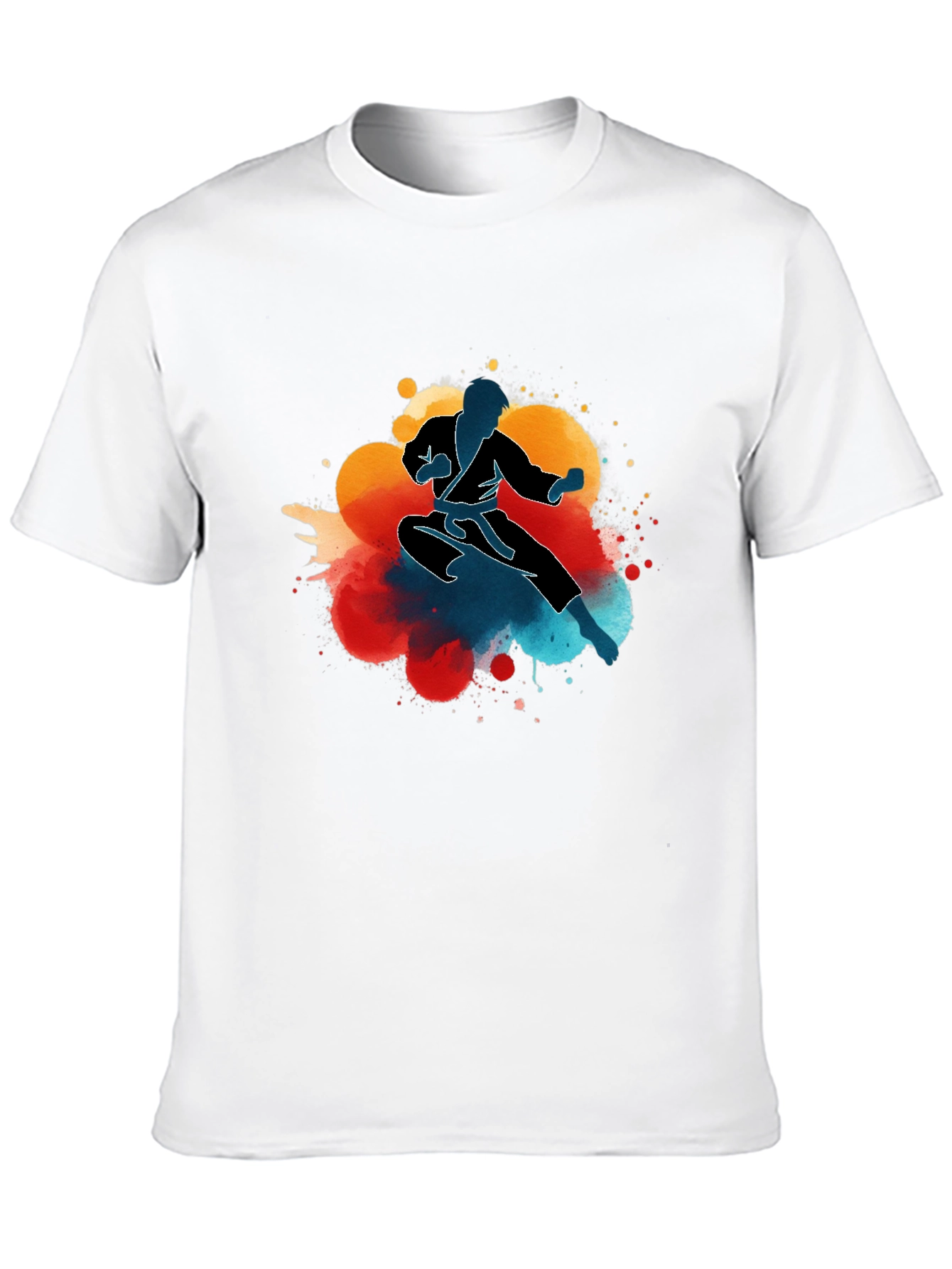 Karate Kick T-Shirt - Mens Black Graphic Tee