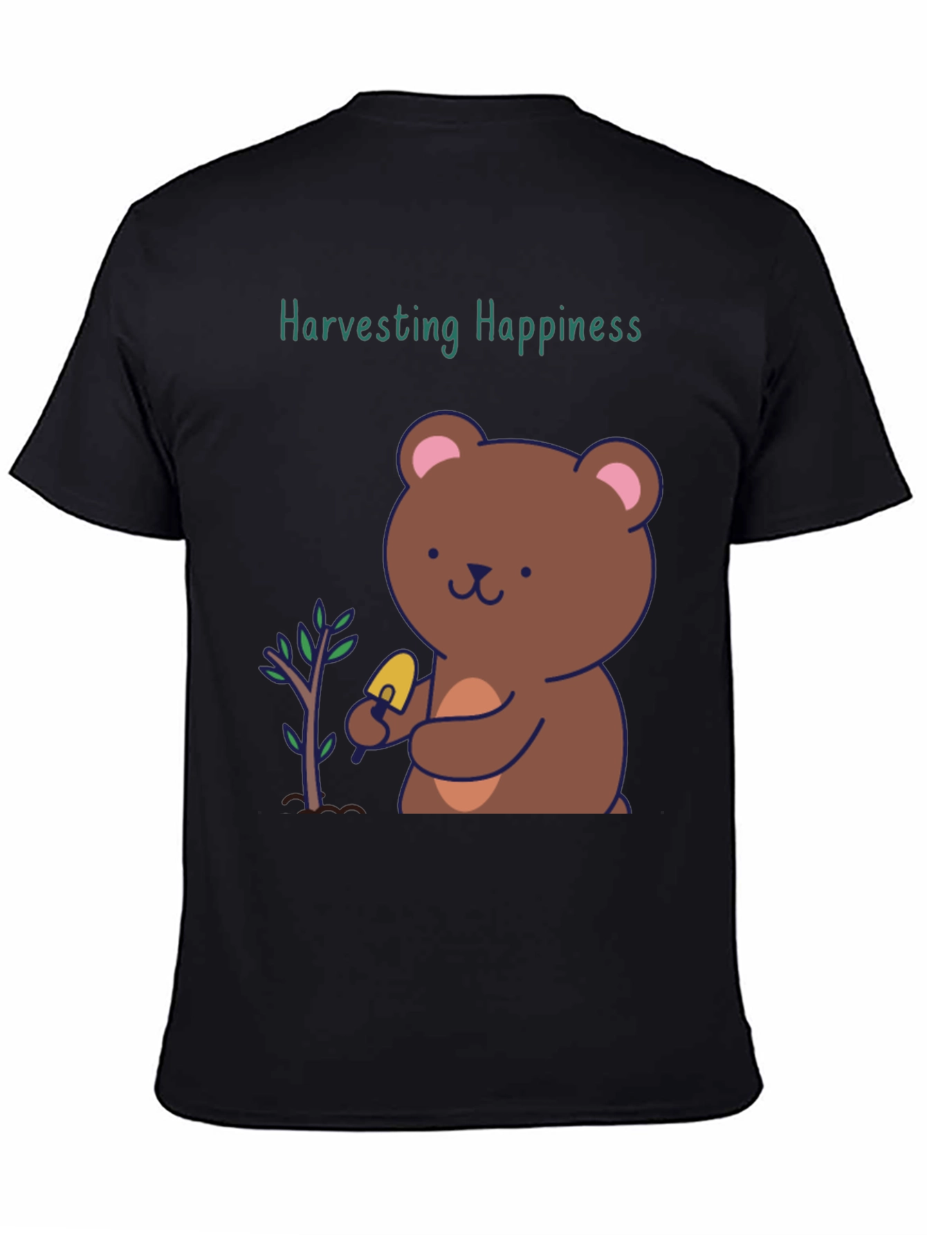 Harvesting Happiness Bear Graphic Tee