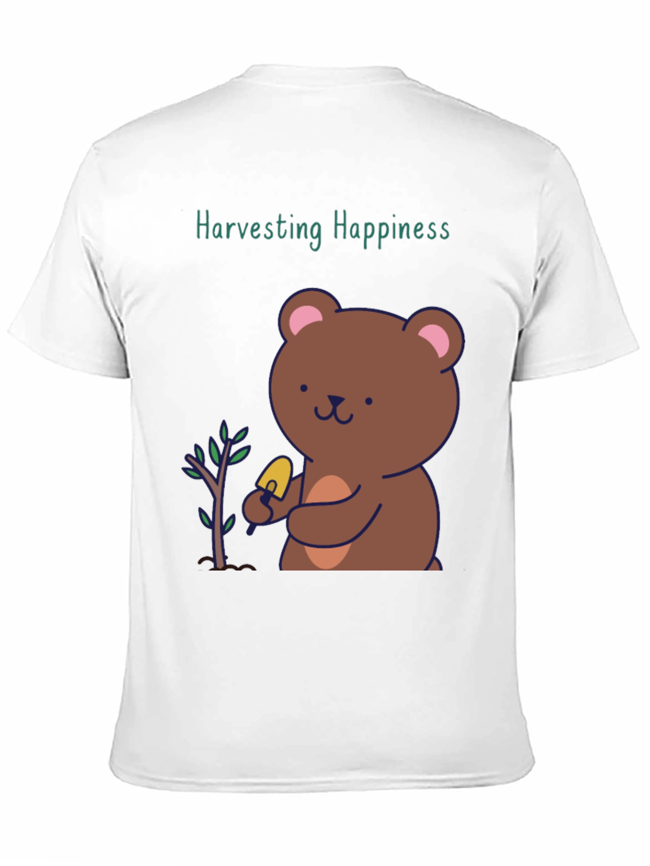 Harvesting Happiness Bear Graphic Tee