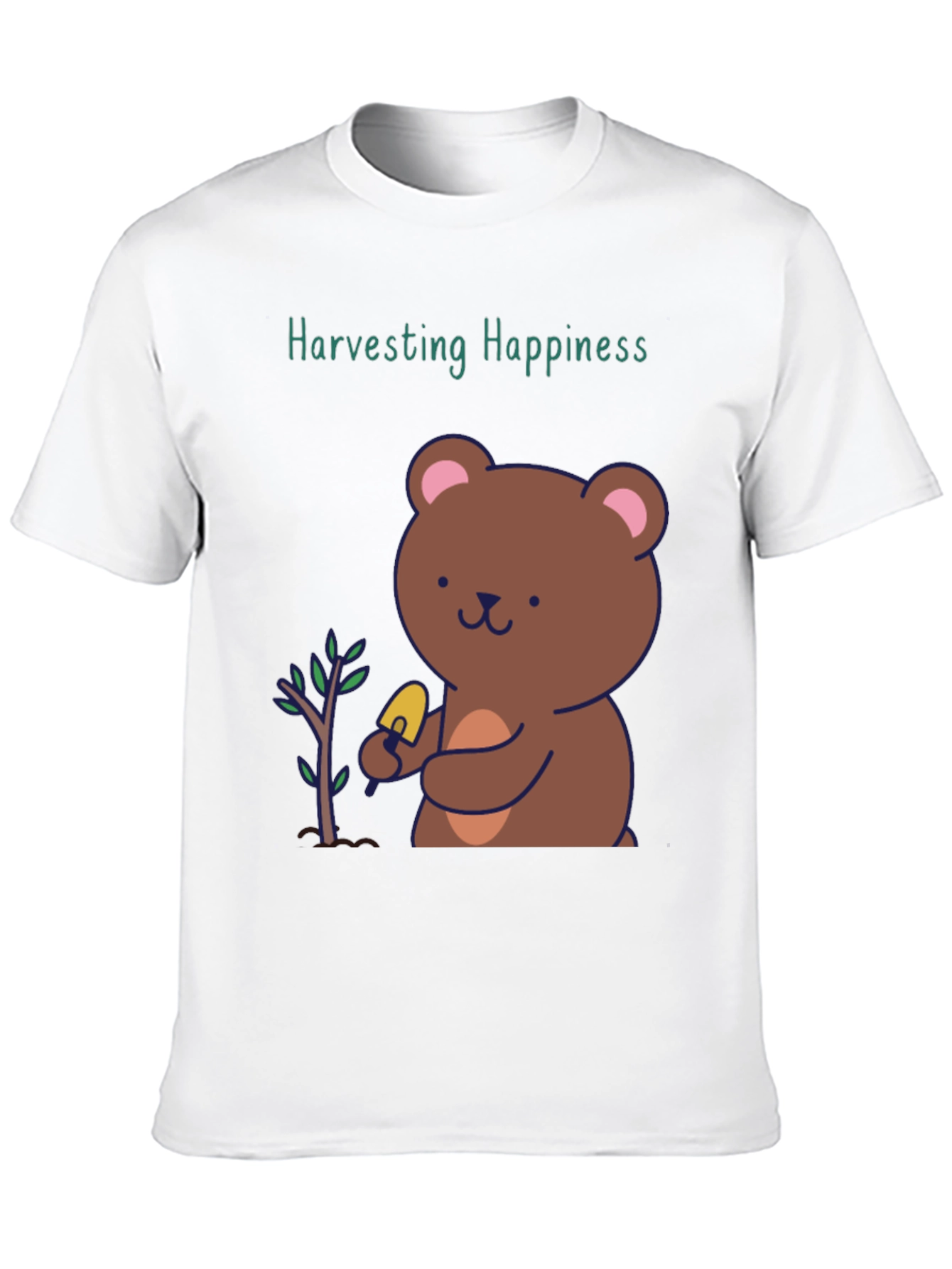 Harvesting Happiness Bear Graphic Tee