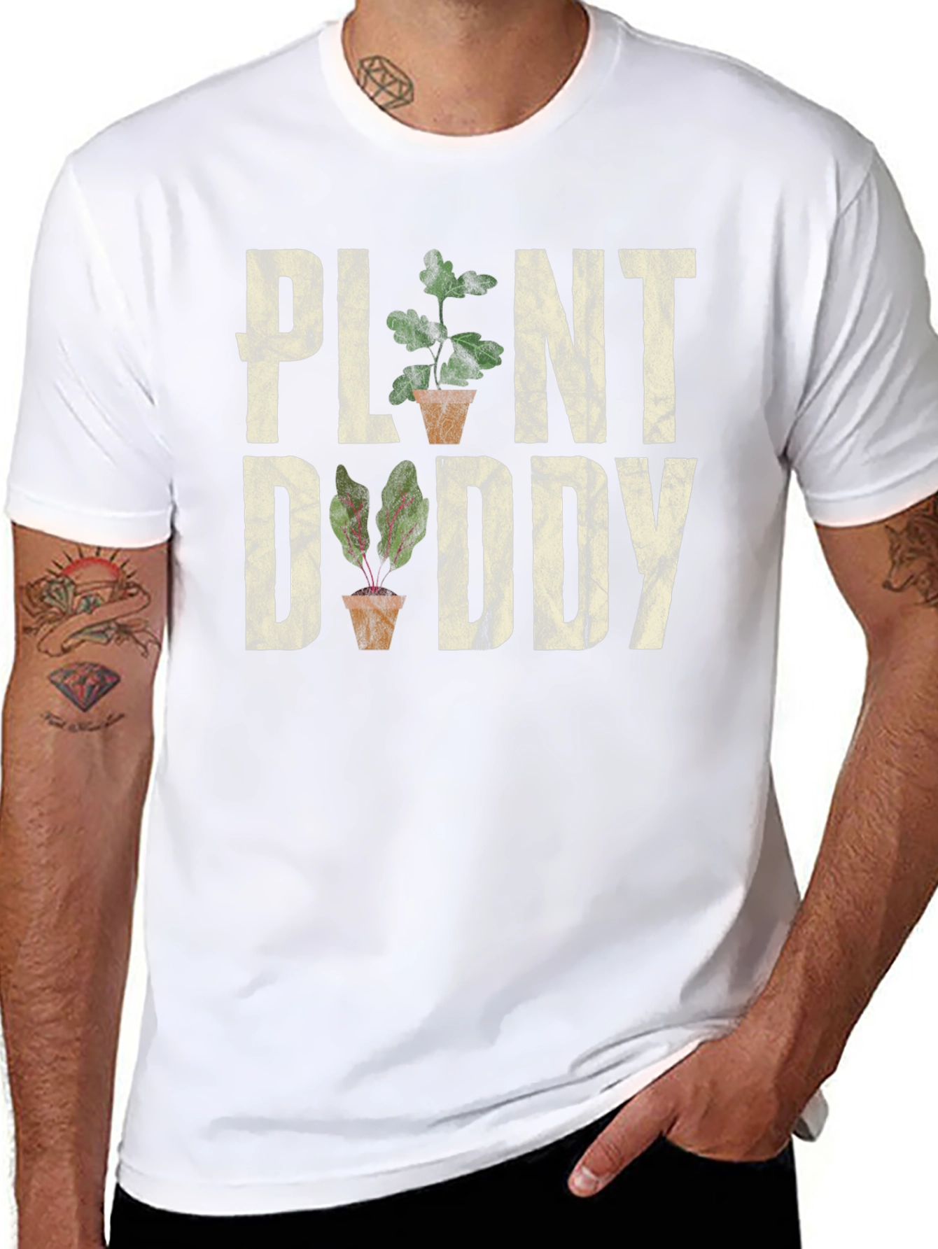 Plant Daddy Graphic T-Shirt - Gardener Gift