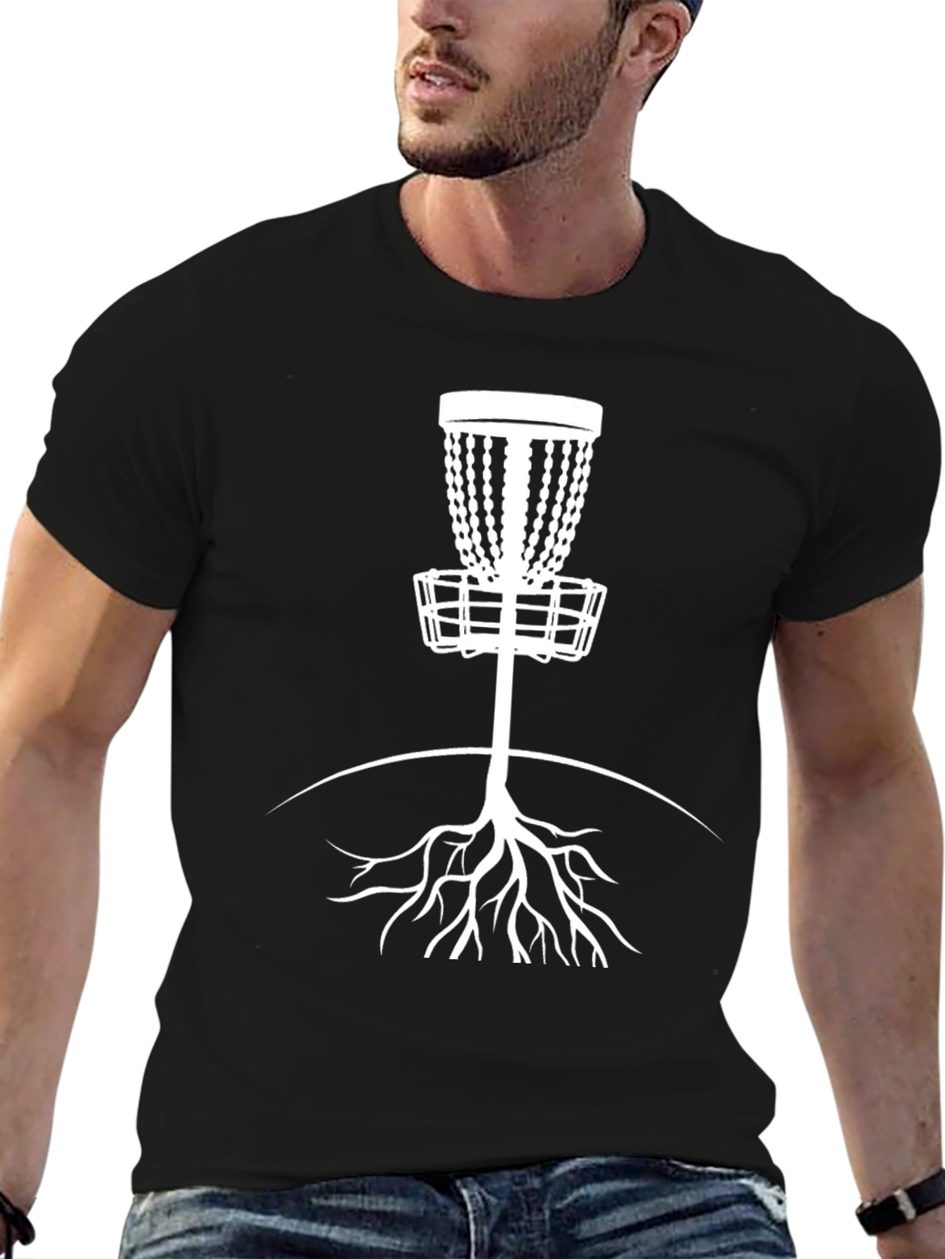 Disc Golf Roots T-Shirt - Black Tee