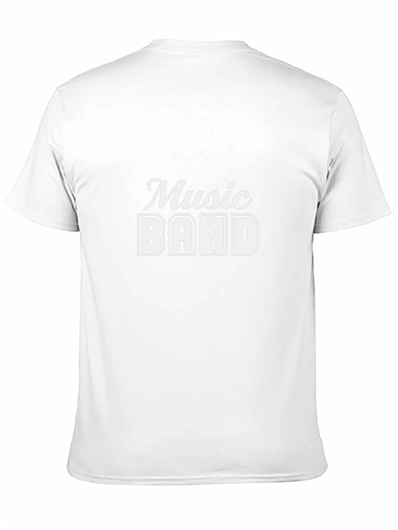Music Band Graphic Black T-Shirt