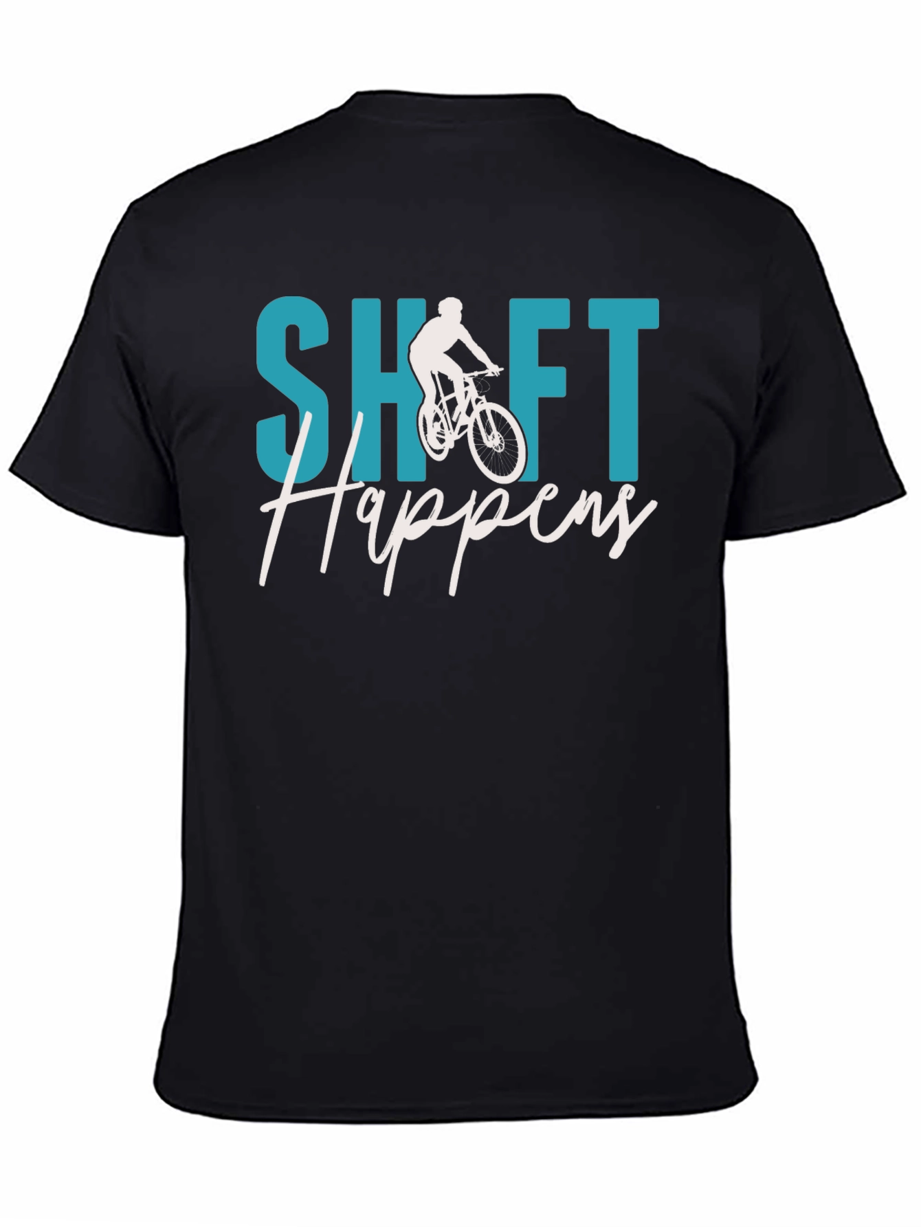 Shift Happens Biker T-Shirt