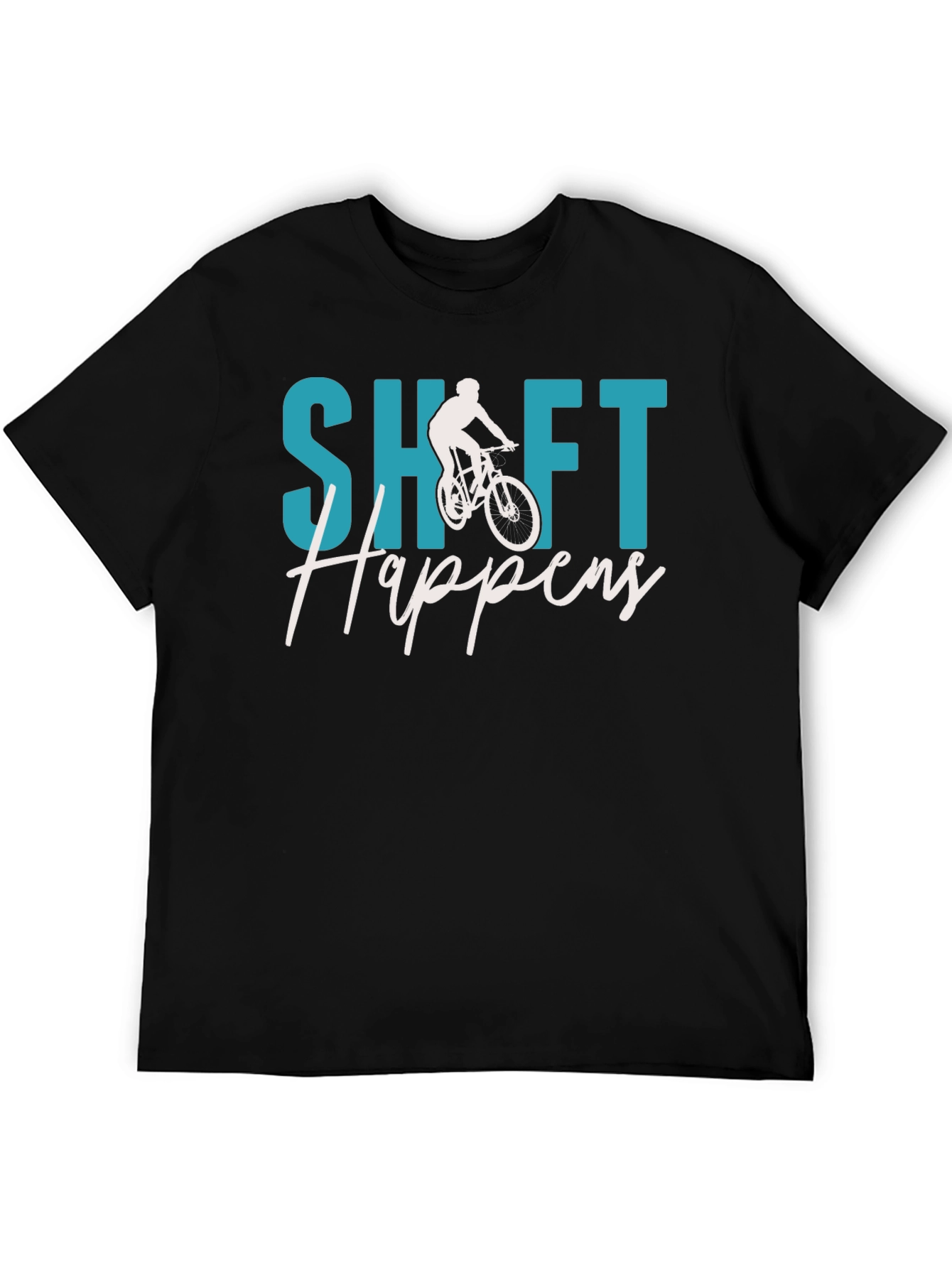 Shift Happens Biker T-Shirt