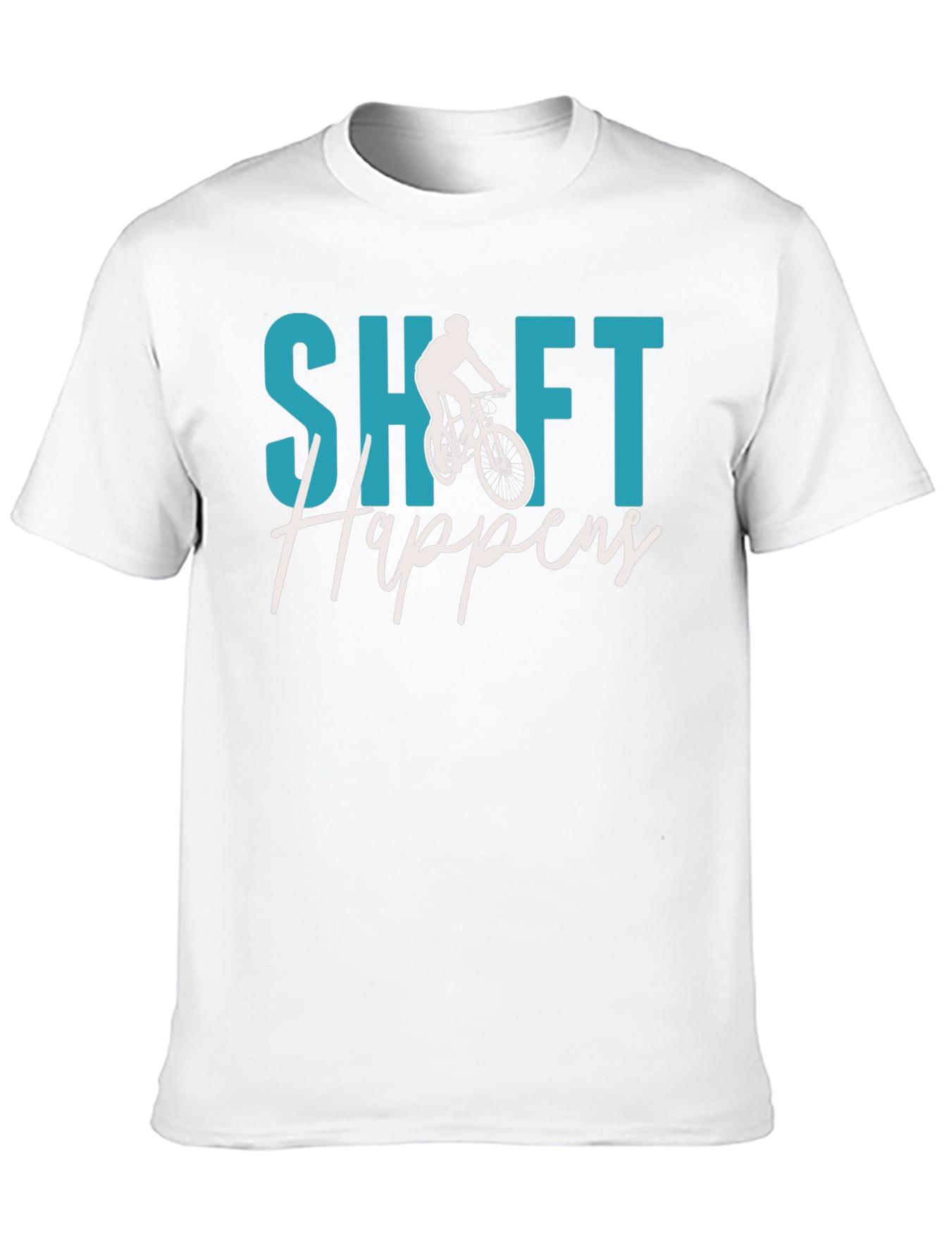 Shift Happens Biker T-Shirt