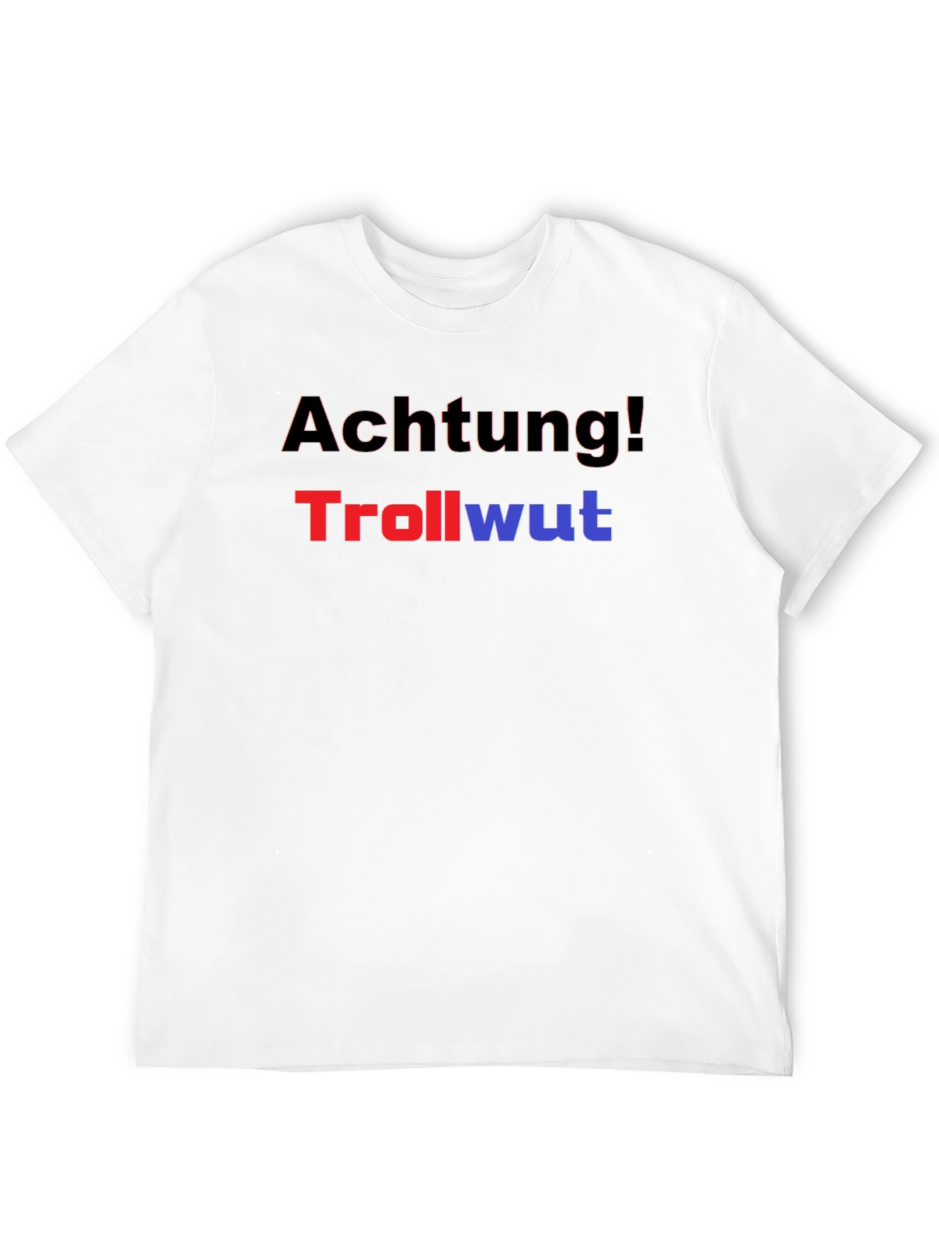 Achtung! Trollwut Graphic Tee - Black