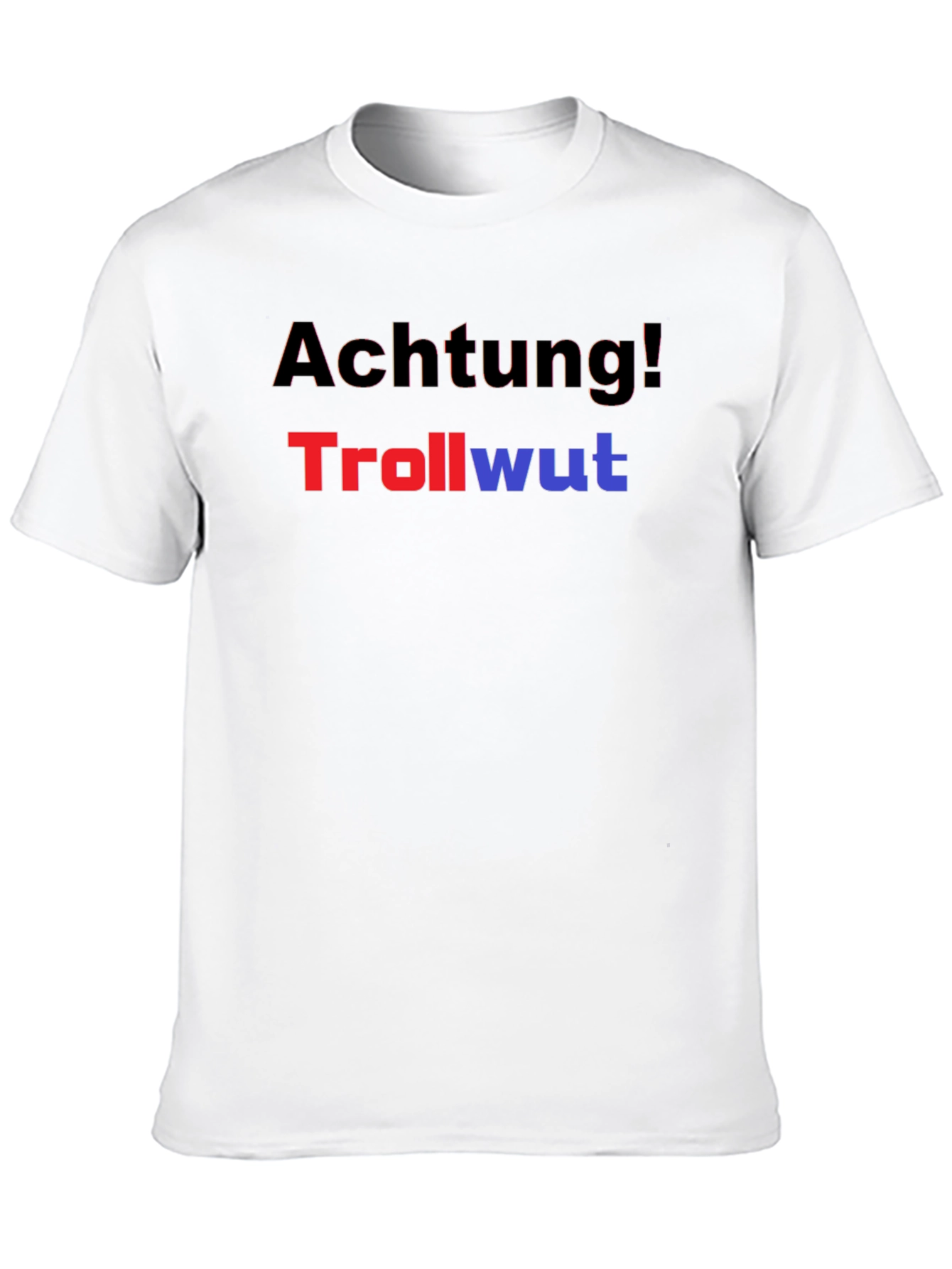 Achtung! Trollwut Graphic Tee - Black