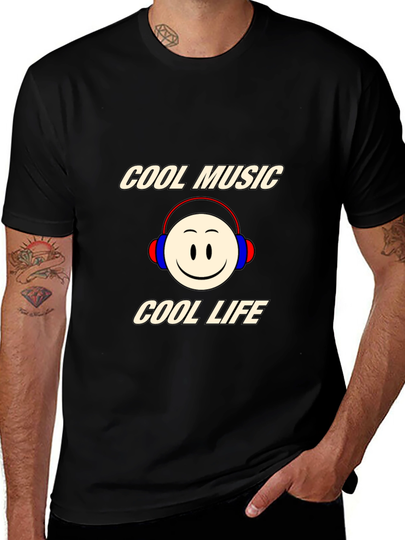 Cool Music Cool Life Graphic Tee
