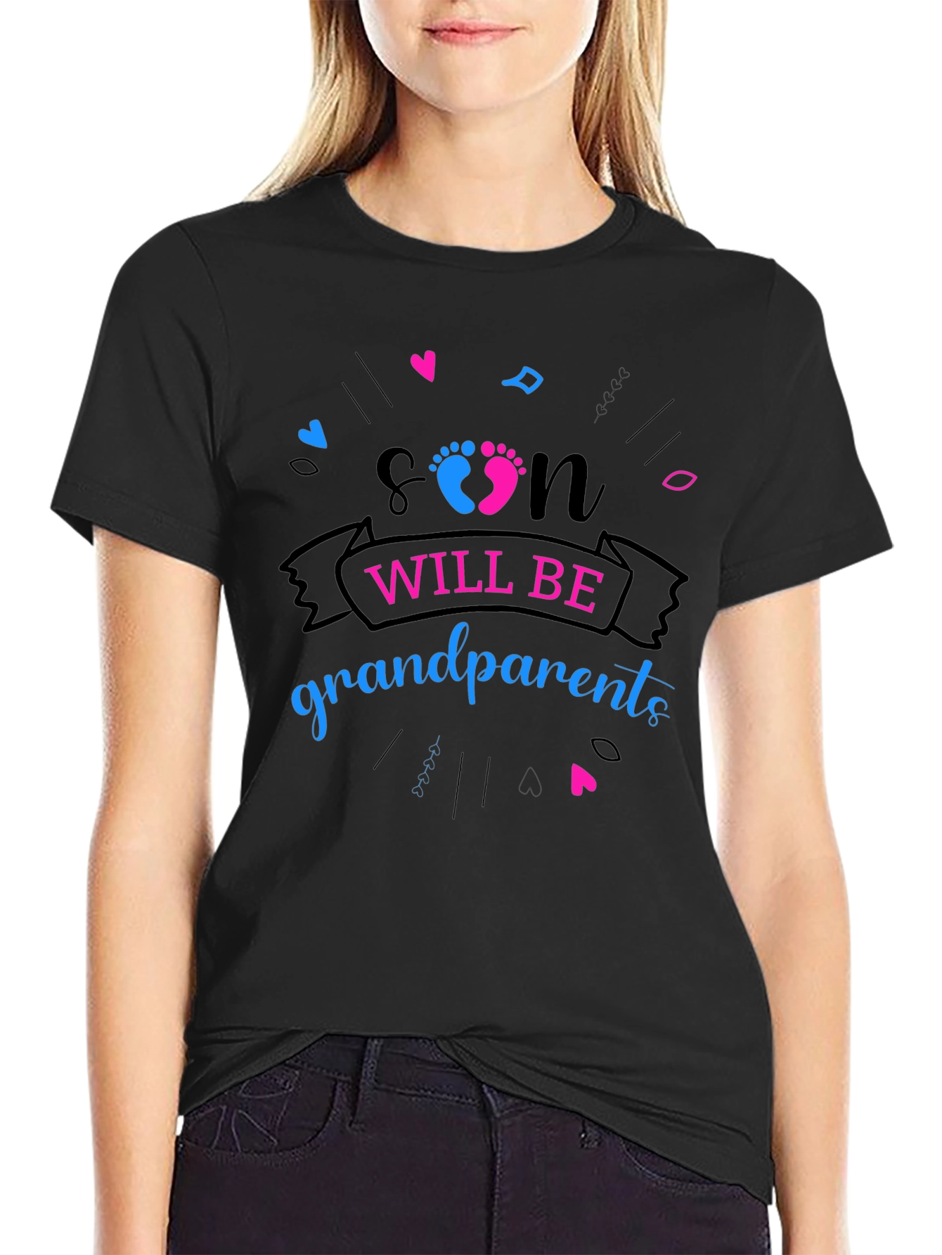 Soon Will Be Grandparents Gender Reveal T-Shirt