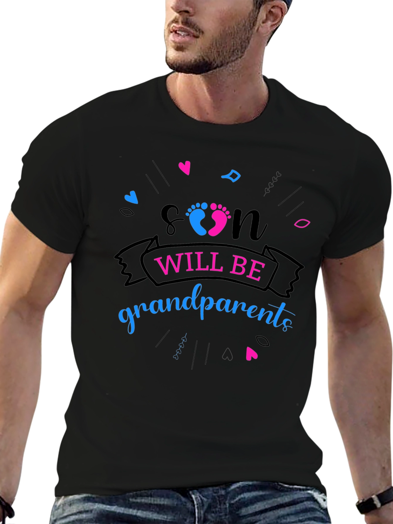 Soon Will Be Grandparents Gender Reveal T-Shirt
