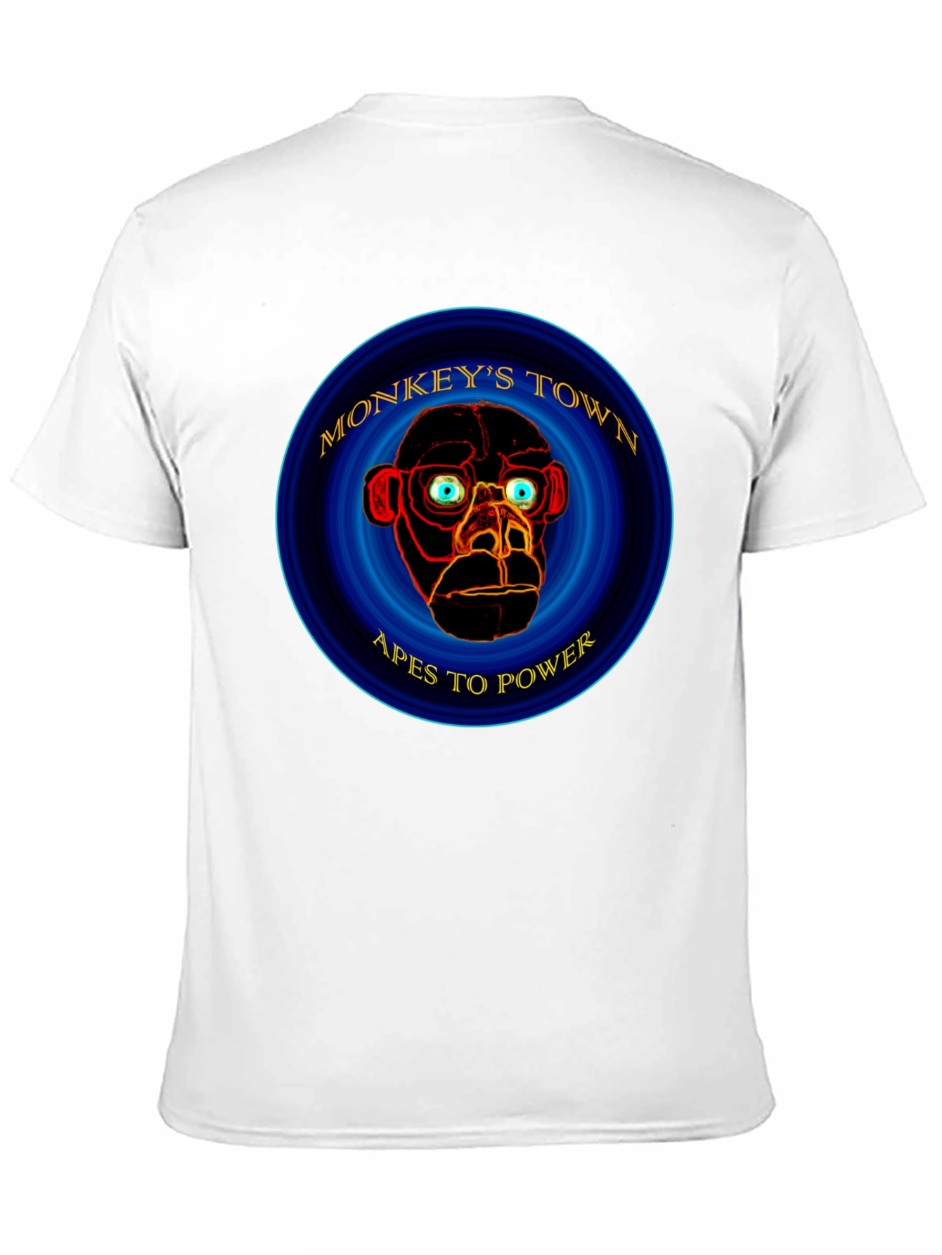 Monkeys Town Apes to Power Graphic T-Shirt