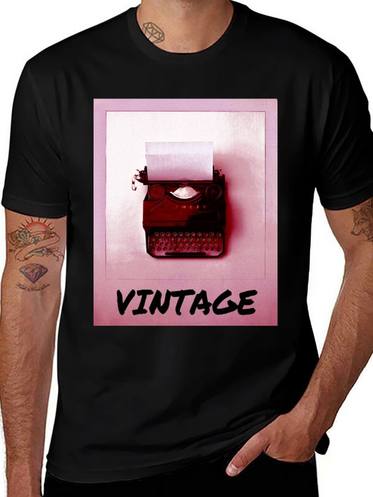 Vintage Typewriter Graphic Tee
