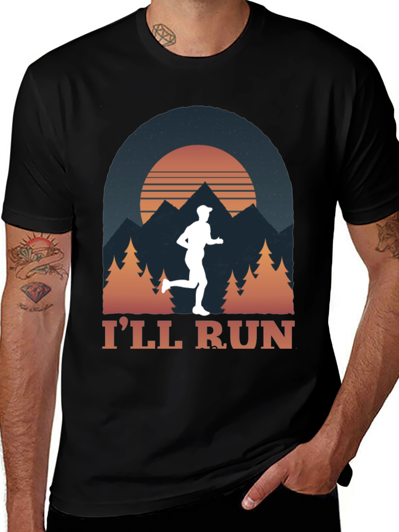 Ill Run T-Shirt Outdoor Graphic Tee