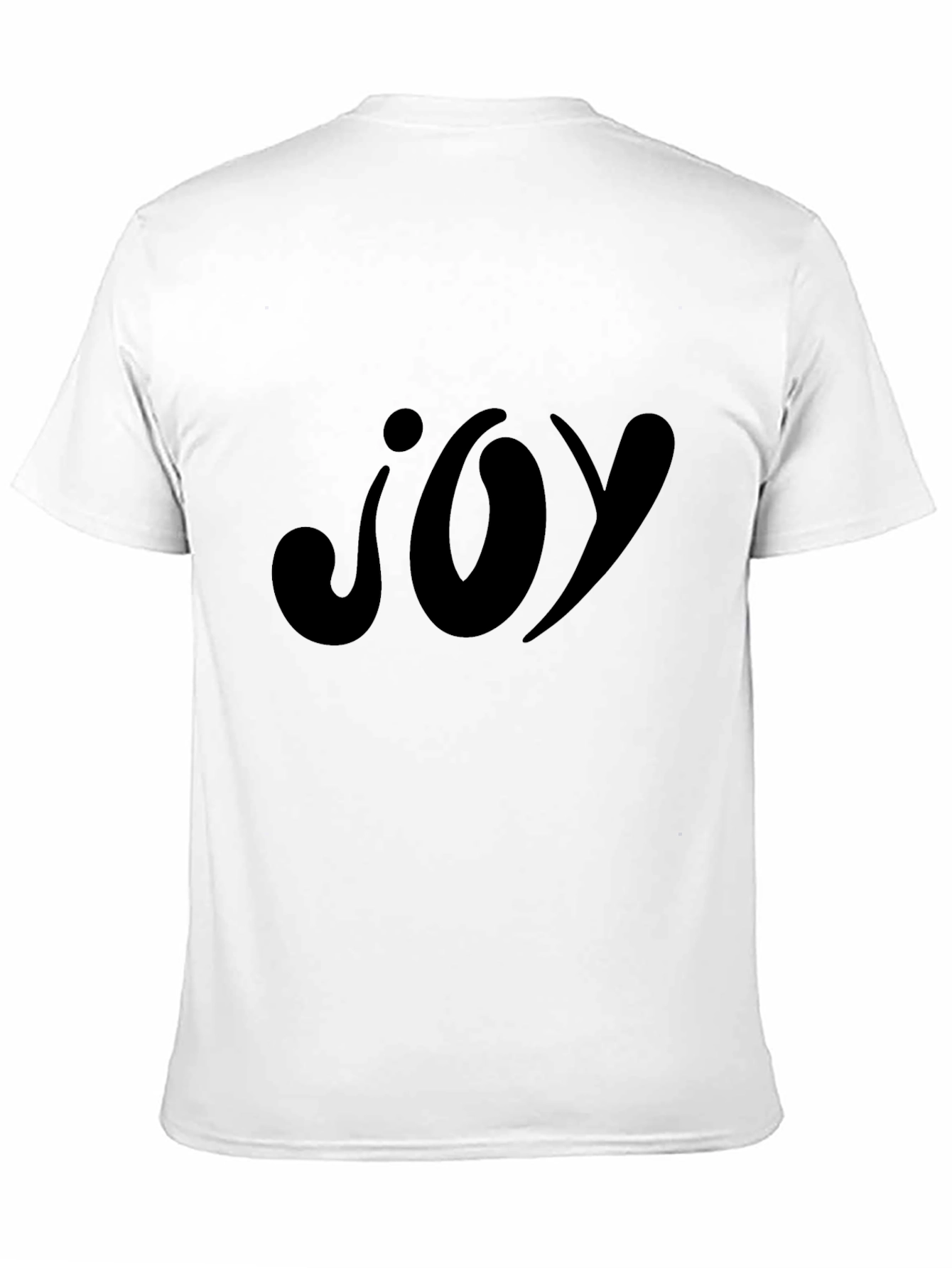 Joy Graphic Black T-Shirt - Casual Wear
