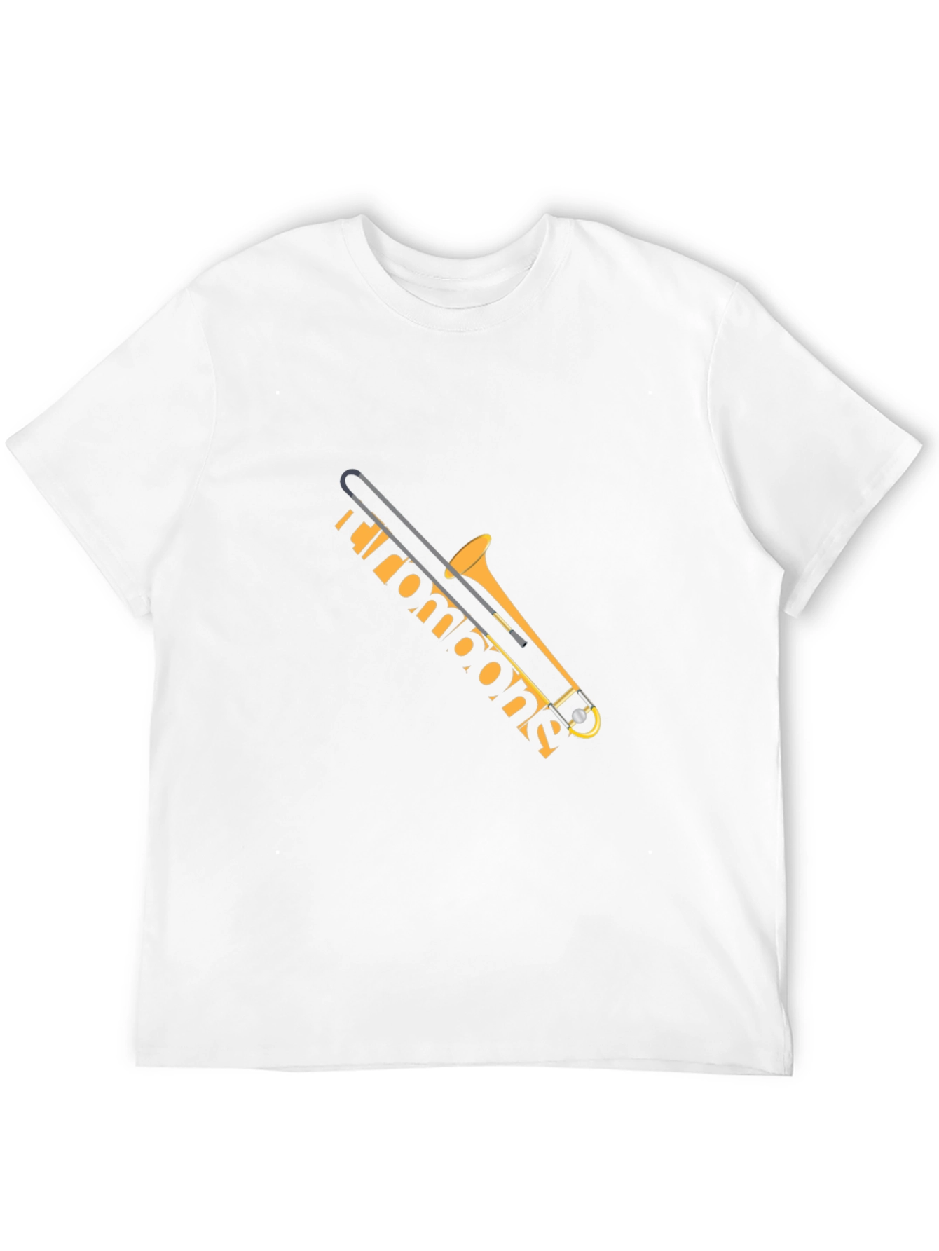 Trombone Graphic Tee - Music Lover Shirt