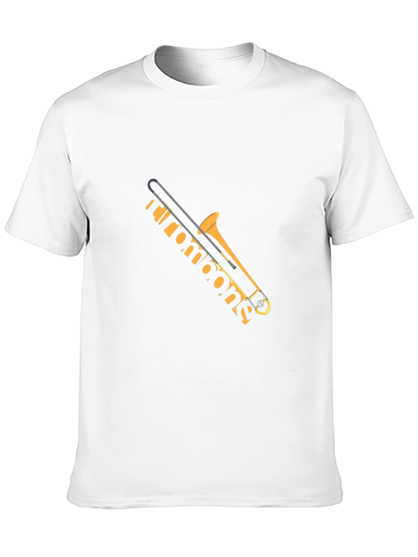 Trombone Graphic Tee - Music Lover Shirt