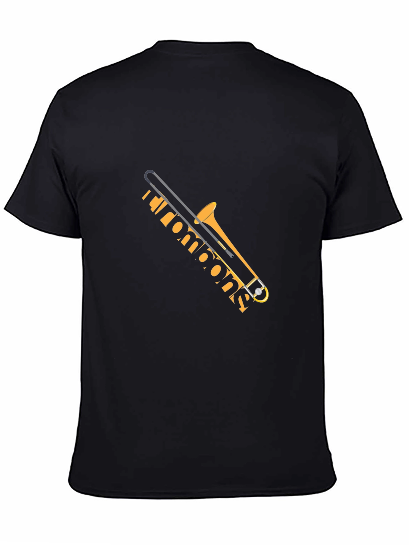 Trombone Graphic Tee - Music Lover Shirt